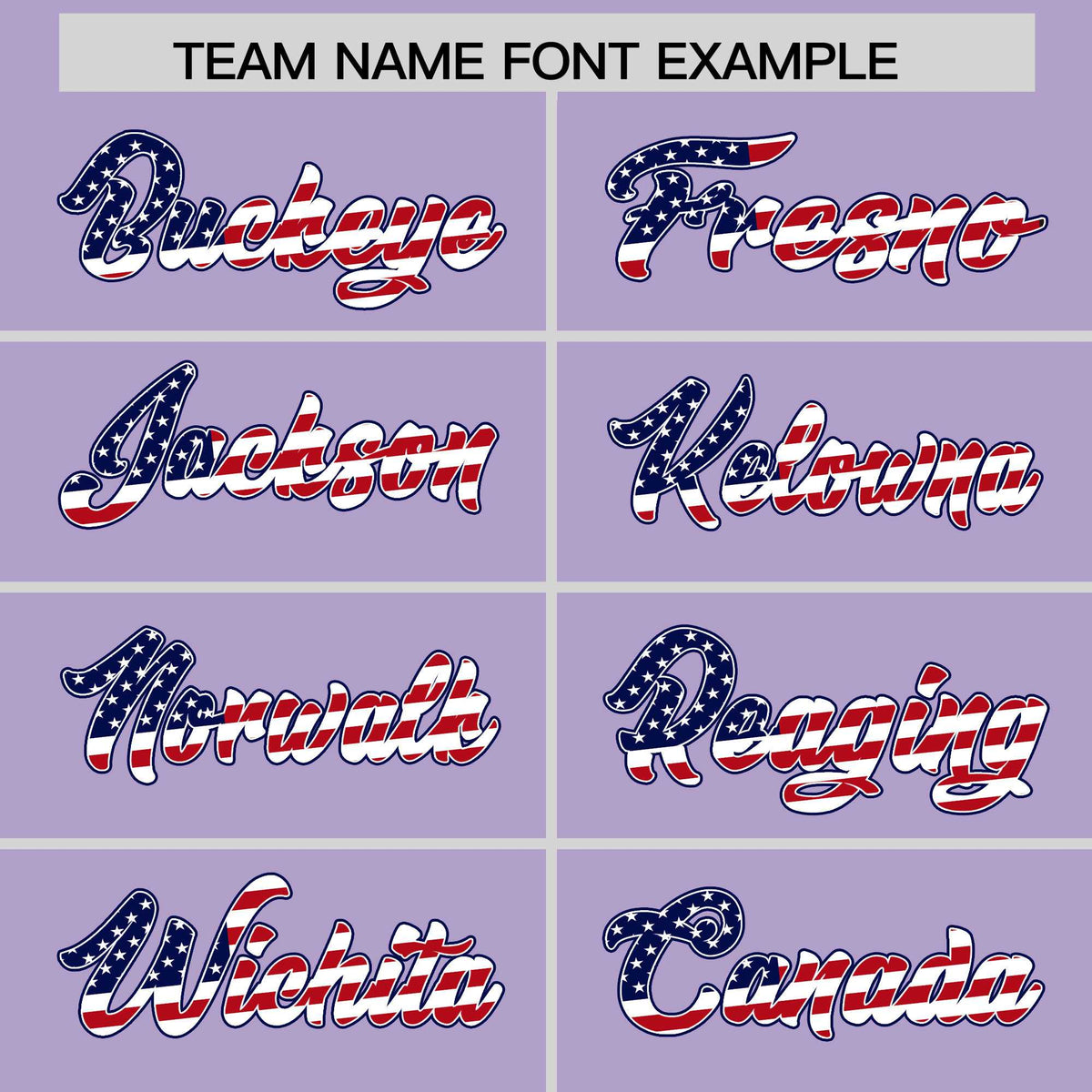 Custom Light Purple American Flag Design Personalized Baseball Jersey