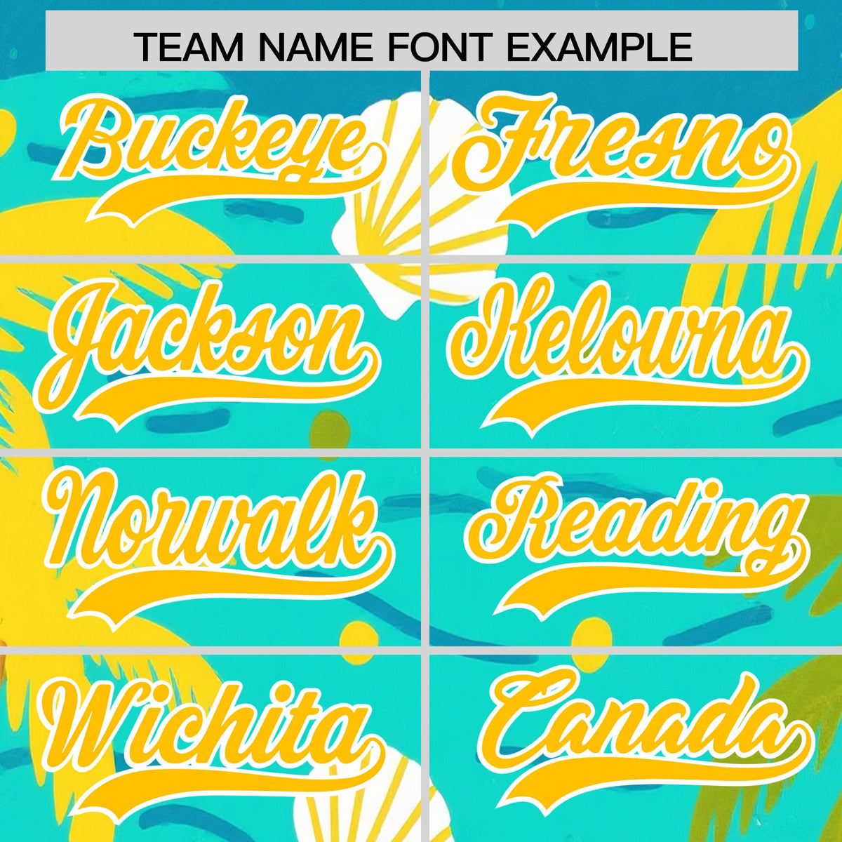 Custom White Yellow Palm Tree Pattern Graffiti Hawaiian Style Baseball Jersey| KXKSHOP