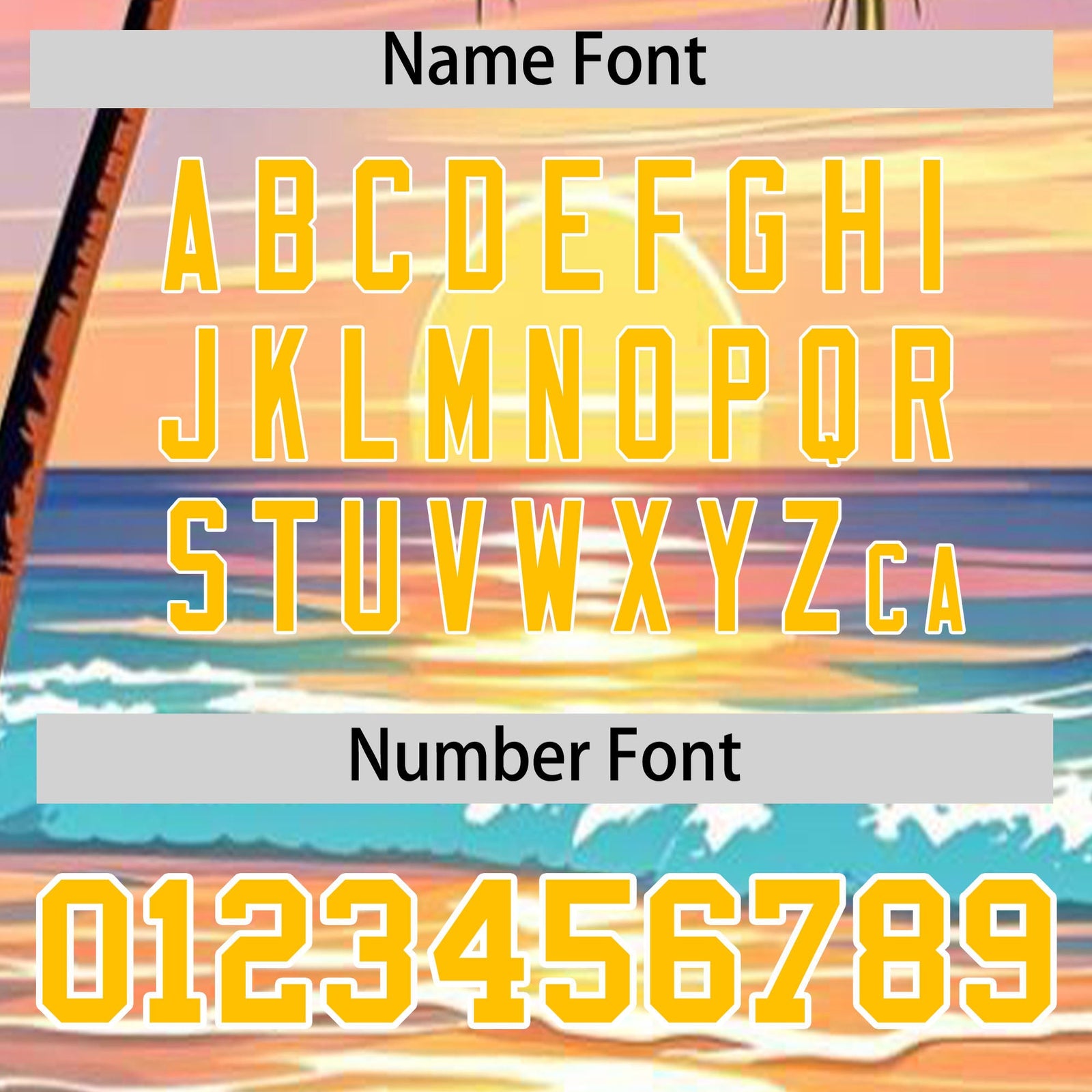 Custom Yellow White Palm Tree Pattern Graffiti Hawaiian Style Baseball Jersey| KXKSHOP