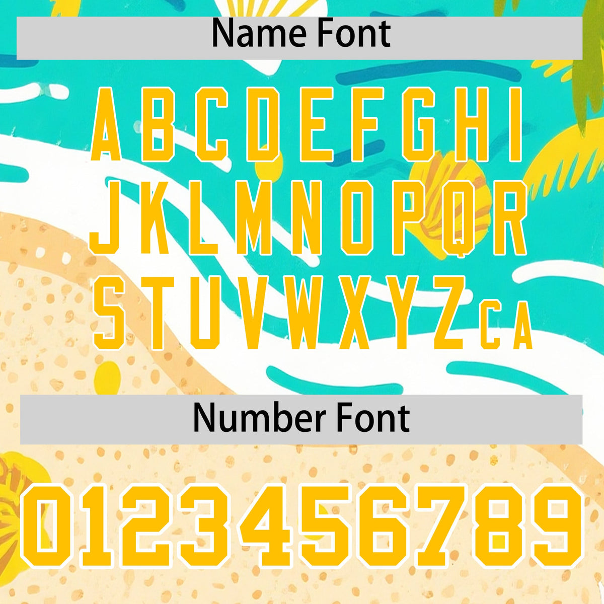 Custom White Yellow Palm Tree Pattern Graffiti Hawaiian Style Baseball Jersey| KXKSHOP