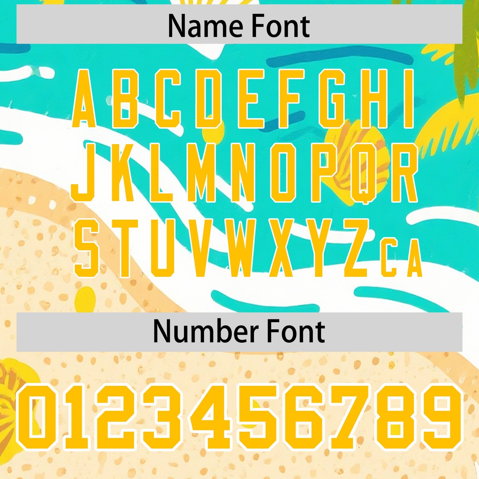 Custom White Yellow Palm Tree Pattern Graffiti Hawaiian Style Baseball Jersey| KXKSHOP