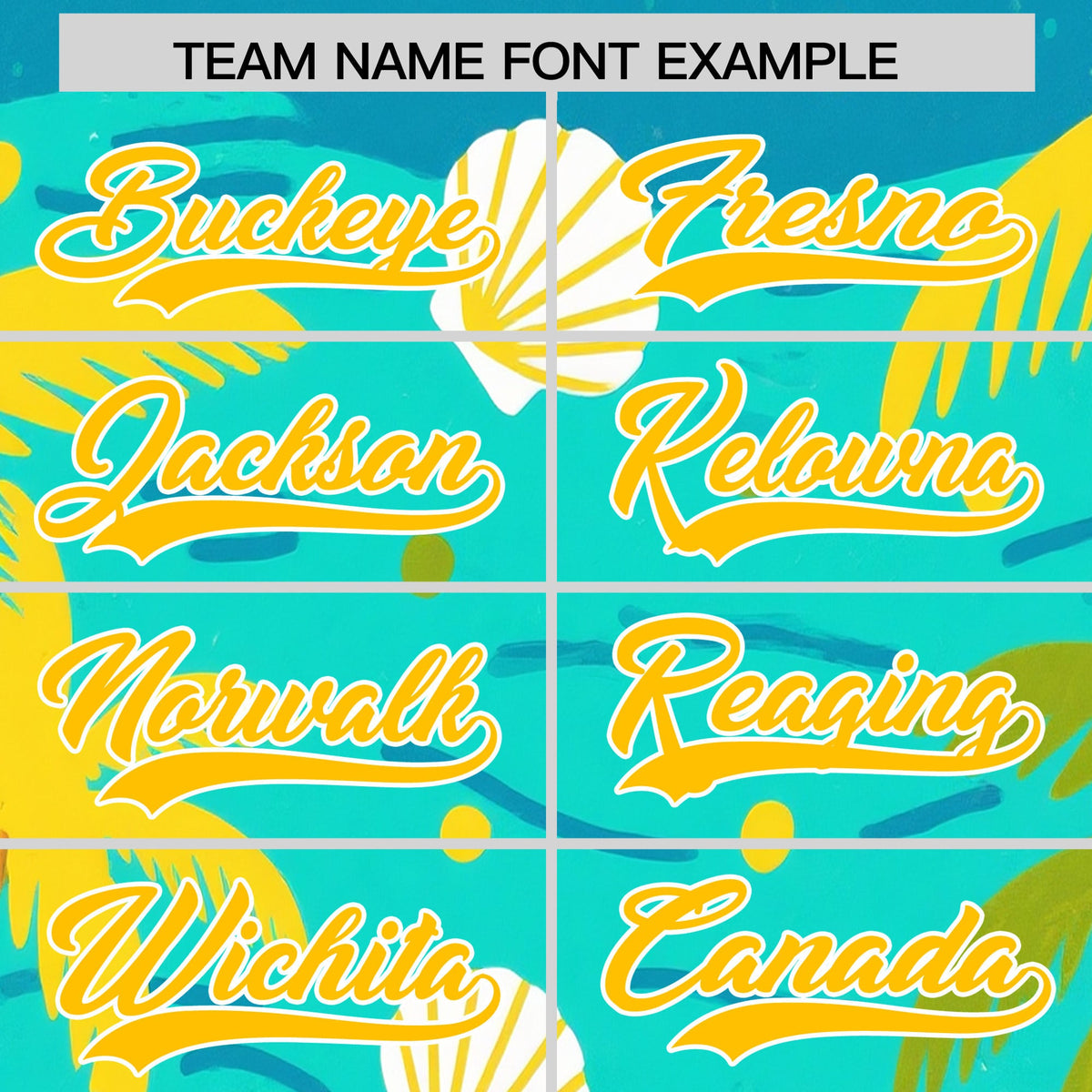 Custom White Yellow Palm Tree Pattern Graffiti Hawaiian Style Baseball Jersey| KXKSHOP