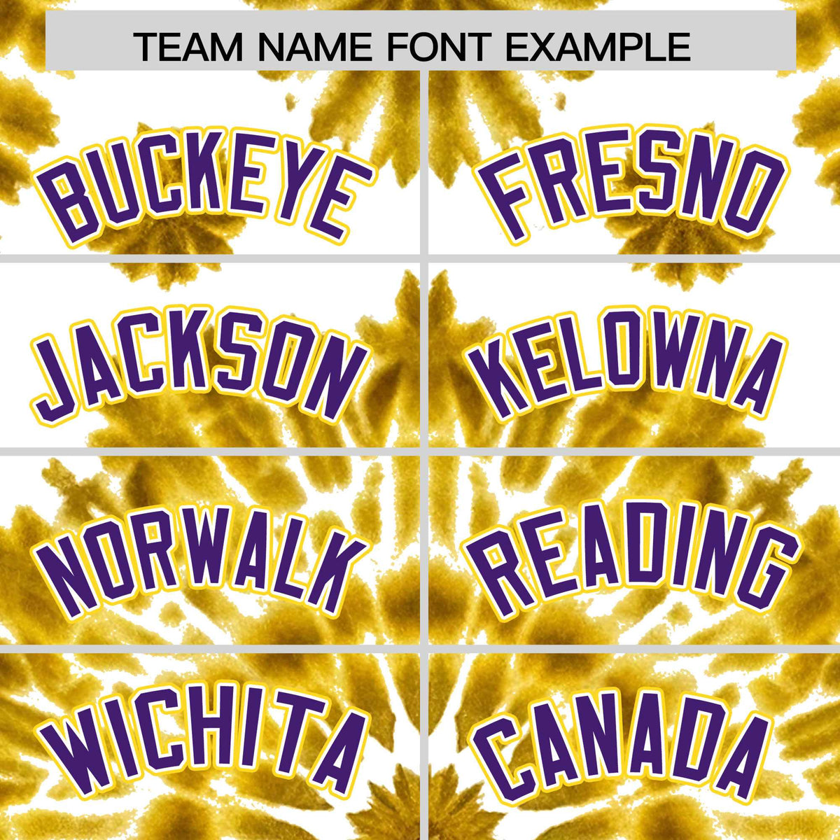 Custom Gold Tie-Dye Graffiti Pattern Authentic Baseball Jersey