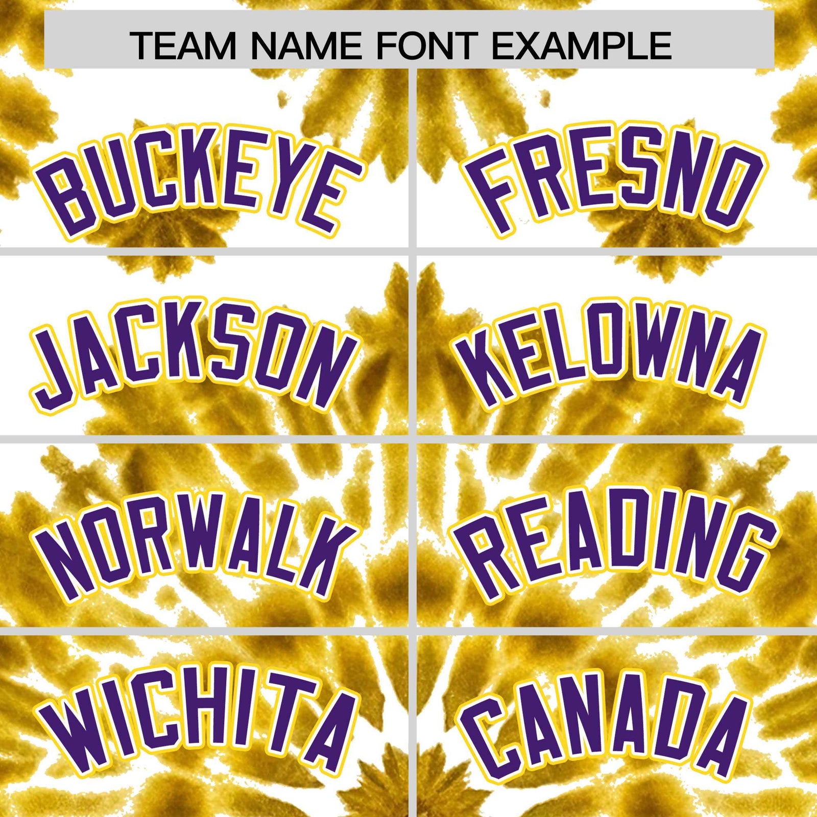 Custom Gold Tie-Dye Graffiti Pattern Authentic Baseball Jersey