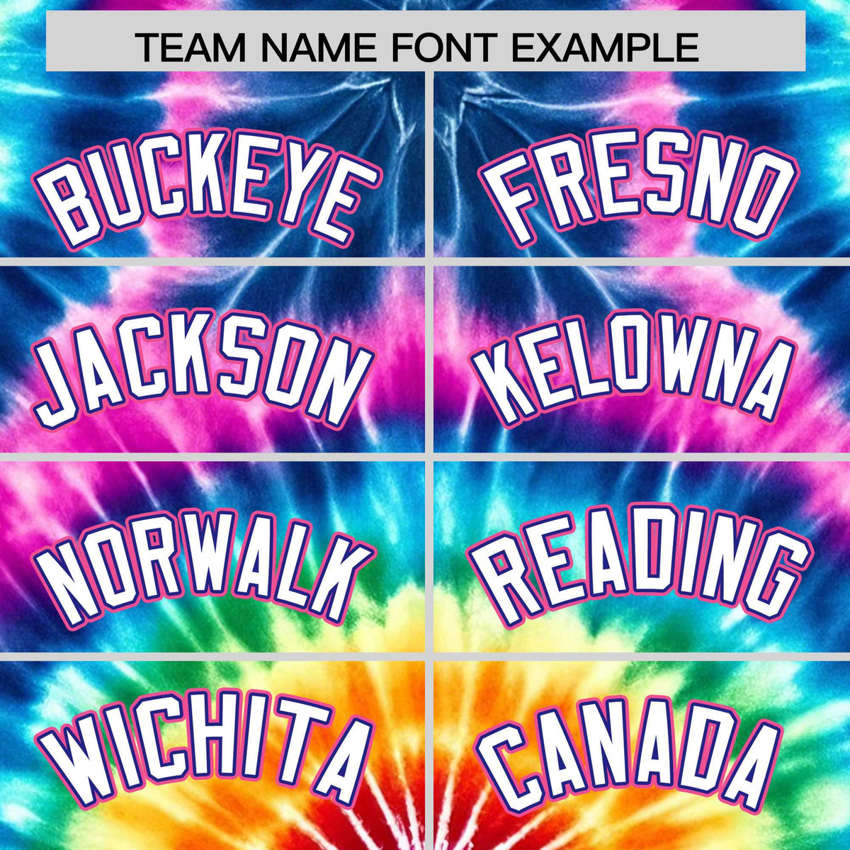 Custom Multi Color Tie-Dye Graffiti Pattern Authentic Baseball Jersey