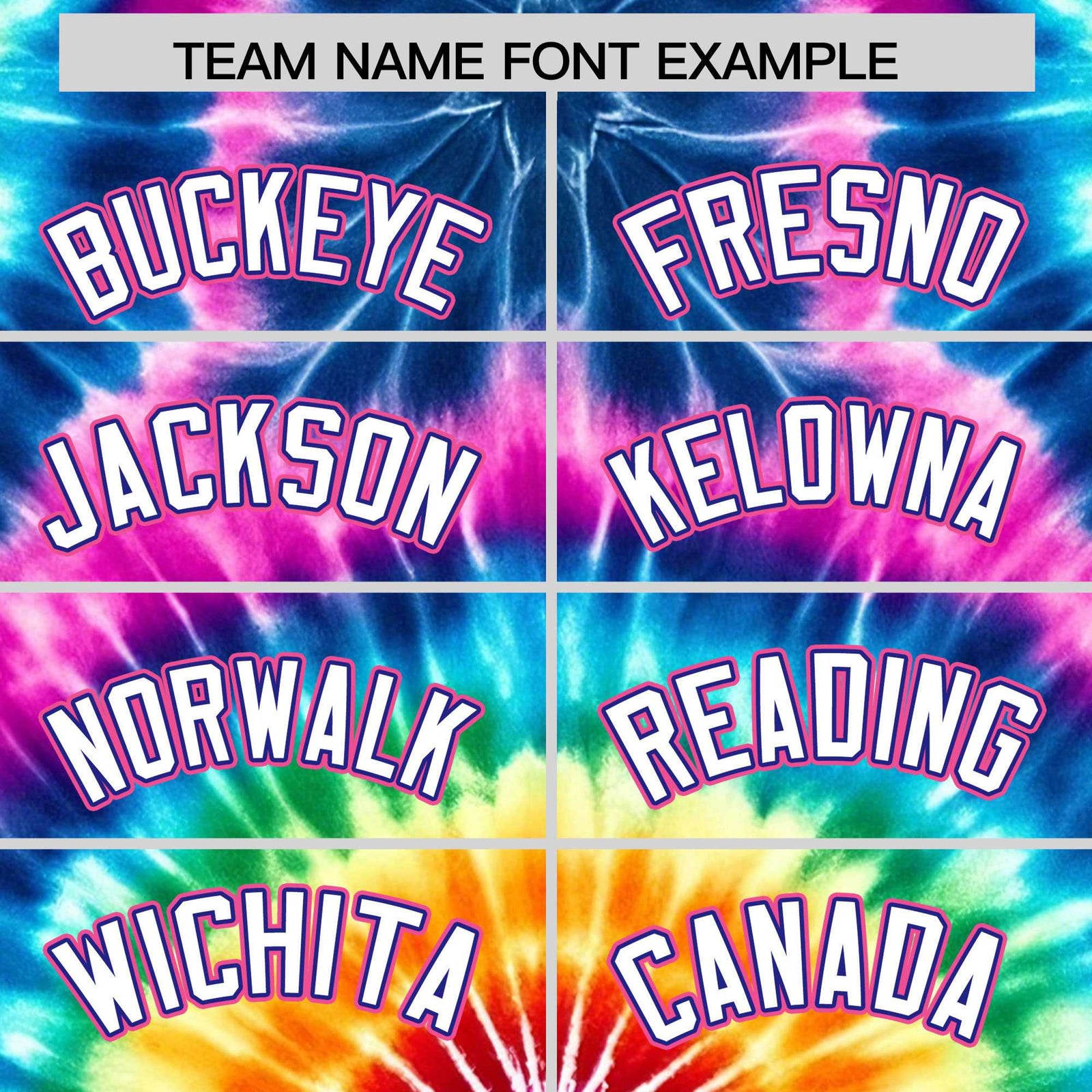 Custom Multi Color Tie-Dye Graffiti Pattern Authentic Baseball Jersey