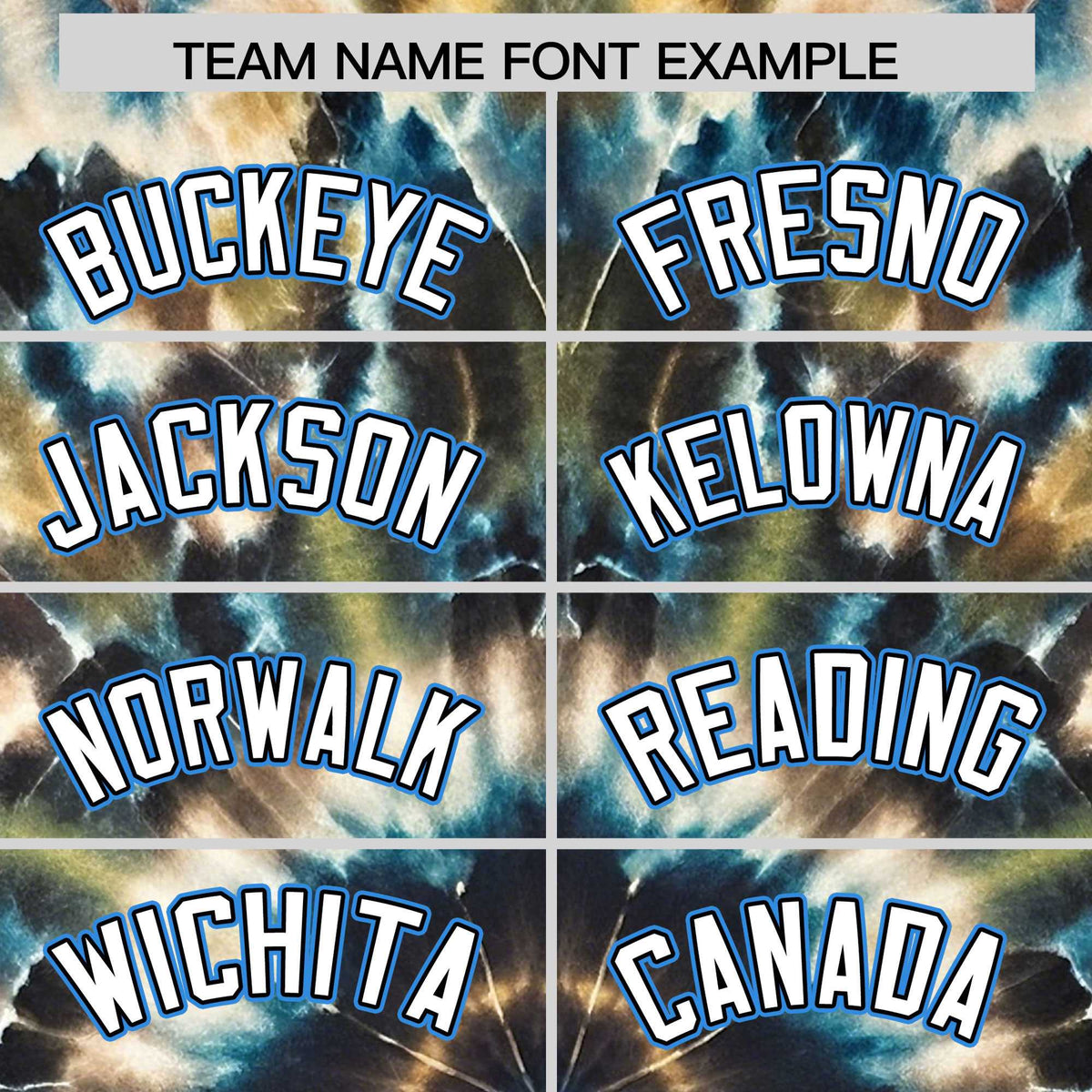 Custom Multi Color Tie-Dye Graffiti Pattern Authentic Baseball Jersey