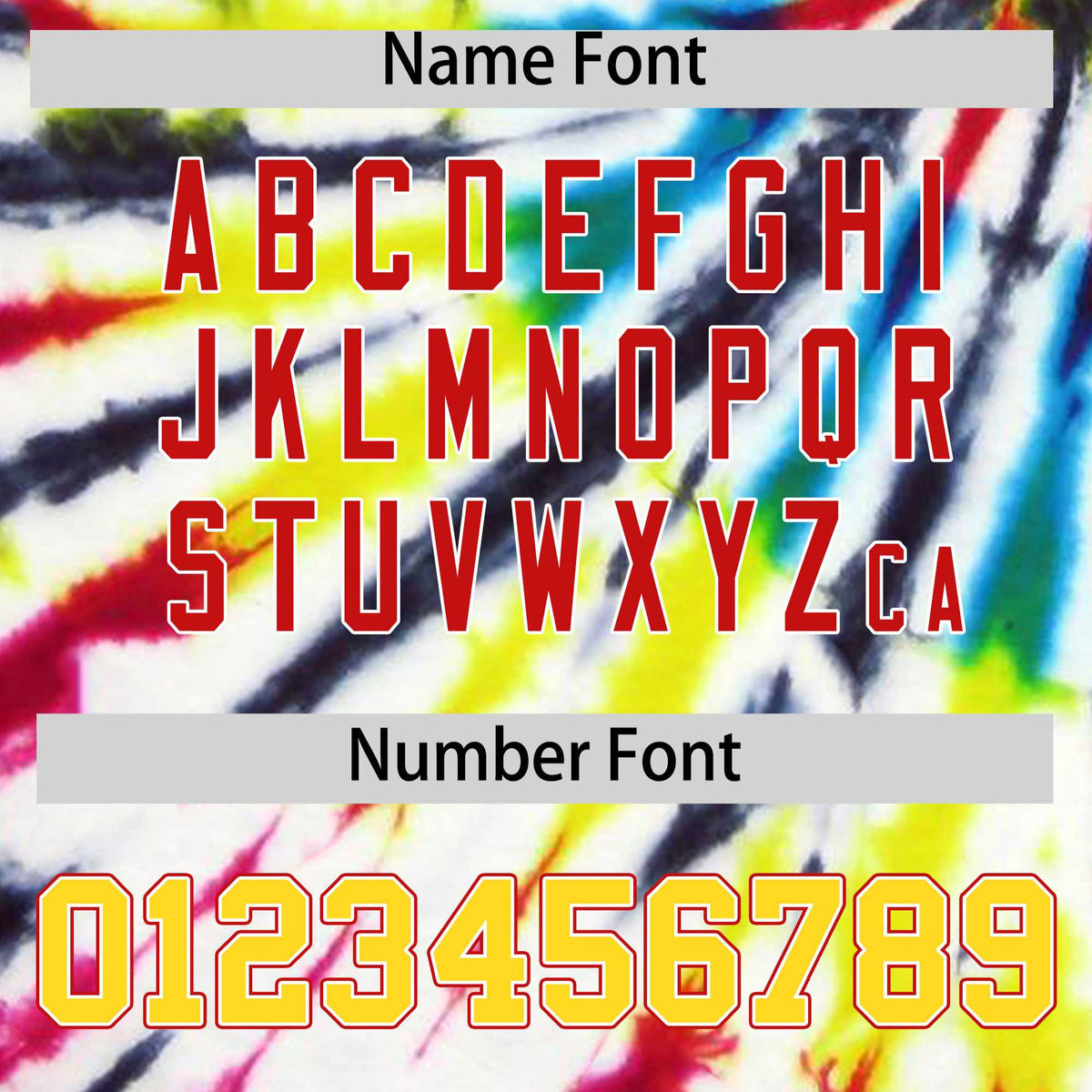 Custom Multi Color Tie-Dye Graffiti Pattern Authentic Baseball Jersey