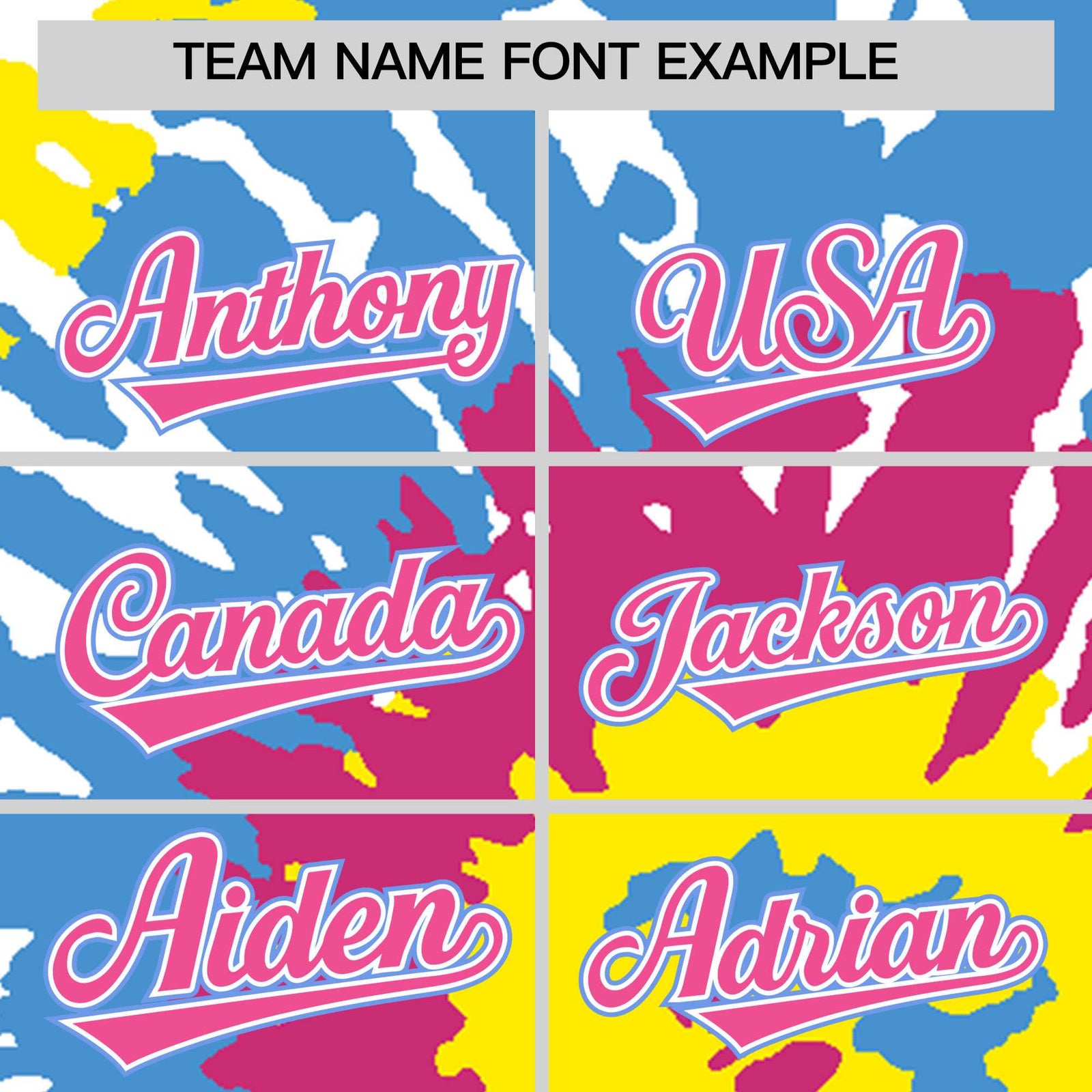 Custom Multi Color Tie-Dye Graffiti Pattern Authentic Baseball Jersey