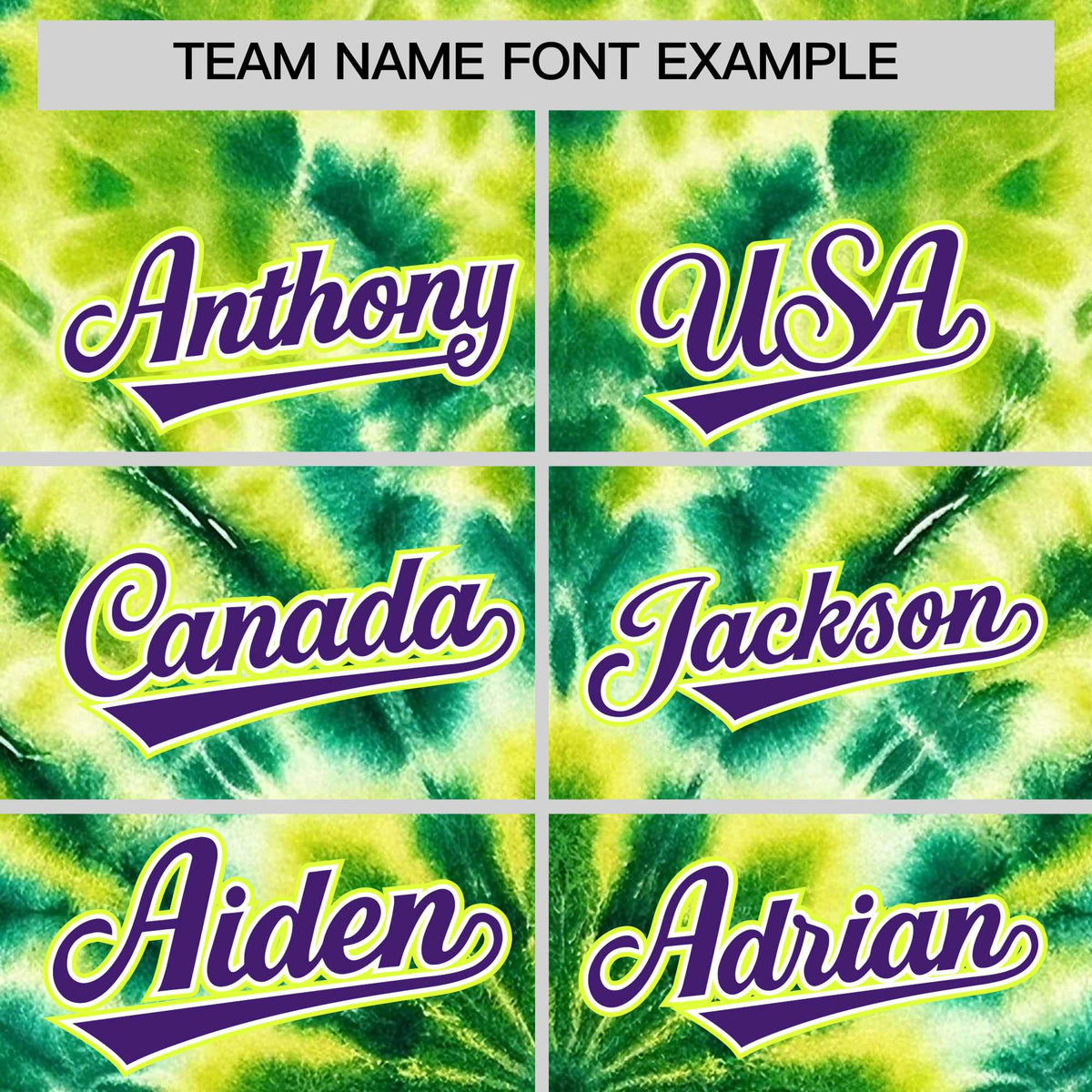 Custom Fluorescent Green Tie-Dye Graffiti Pattern Authentic Baseball Jersey