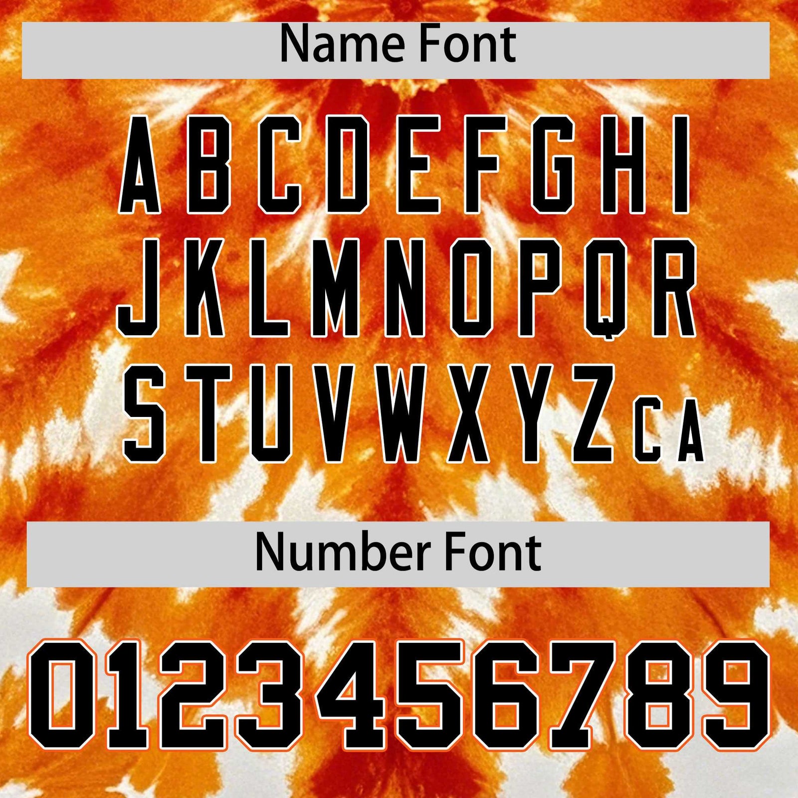 Custom Orange Tie-Dye Graffiti Pattern Authentic Baseball Jersey