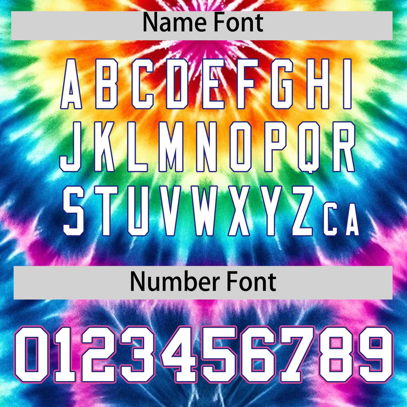 Custom Multi Color Tie-Dye Graffiti Pattern Authentic Baseball Jersey