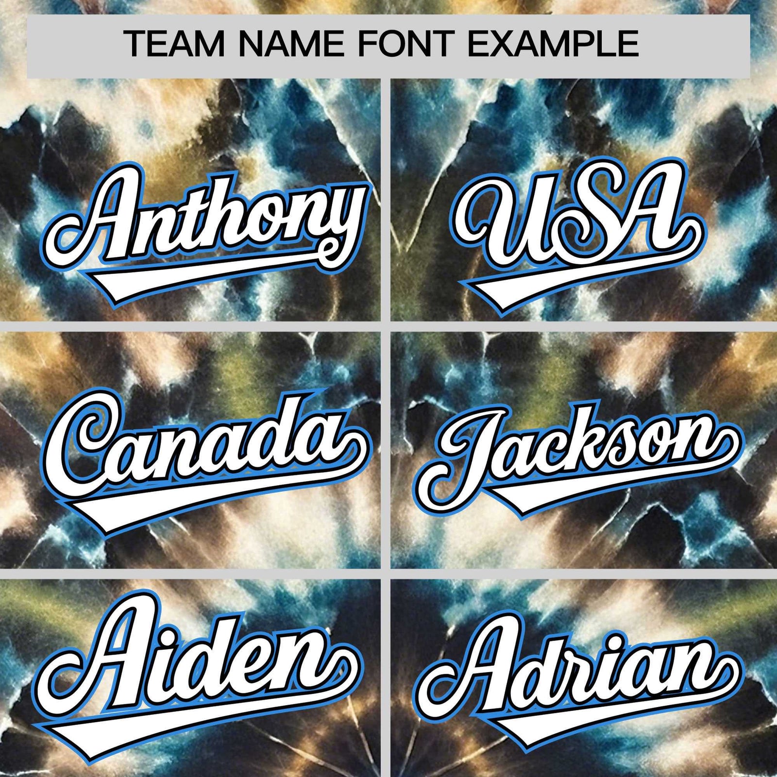 Custom Multi Color Tie-Dye Graffiti Pattern Authentic Baseball Jersey