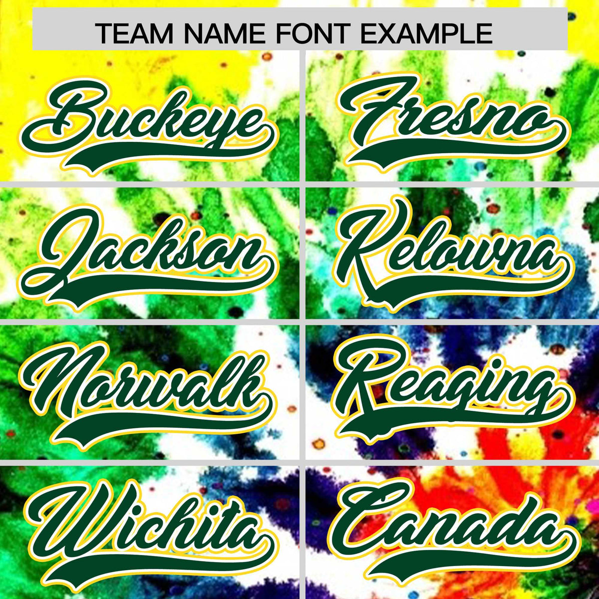 Custom Multi Color Tie-Dye Graffiti Pattern Authentic Baseball Jersey