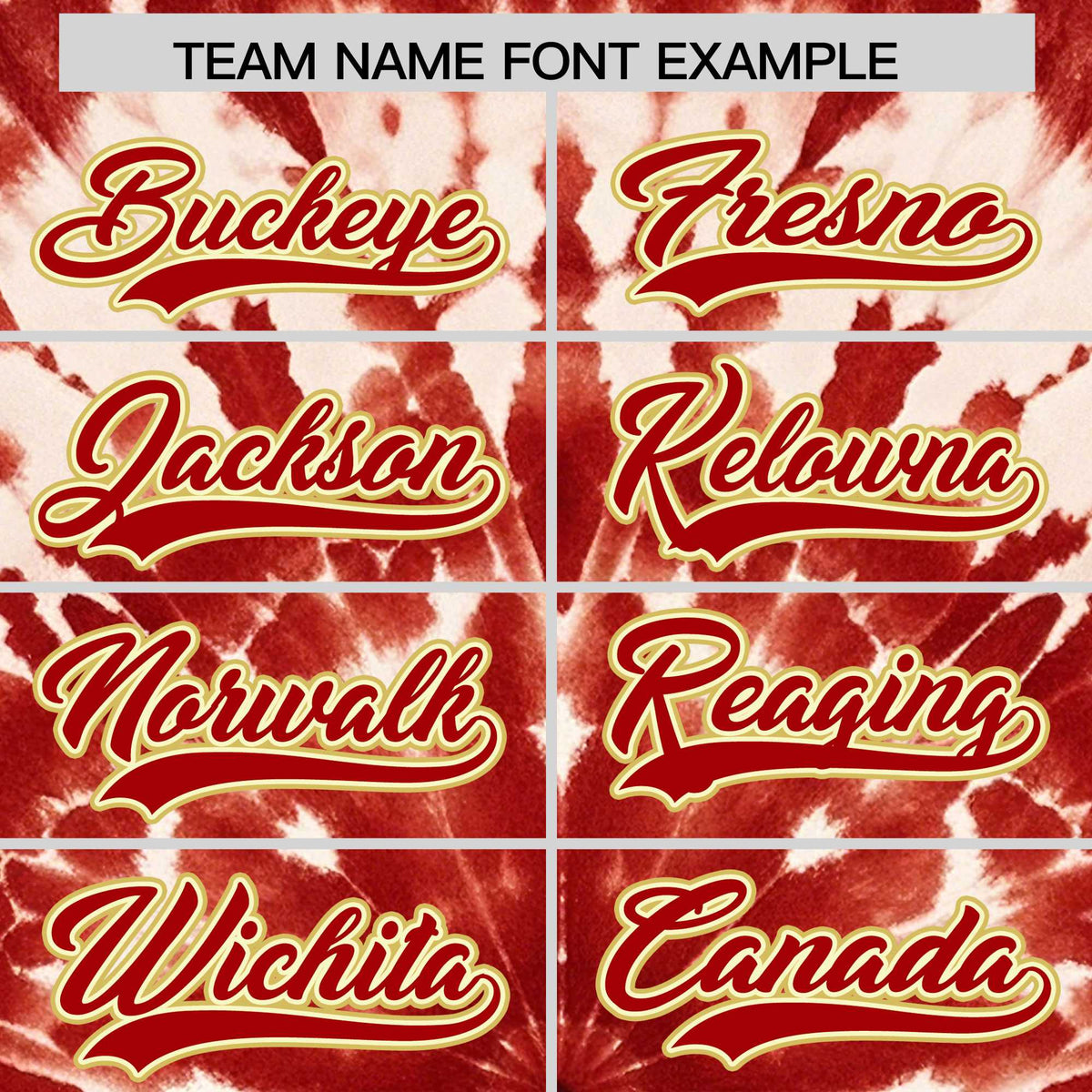 Custom Red Tie-Dye Graffiti Pattern Authentic Baseball Jersey