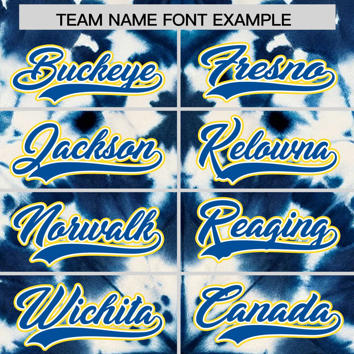 Custom Royal Tie-Dye Graffiti Pattern Authentic Baseball Jersey