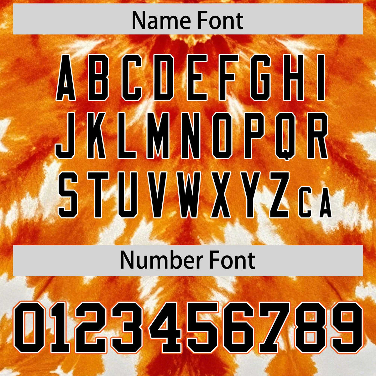 Custom Orange Tie-Dye Graffiti Pattern Authentic Baseball Jersey