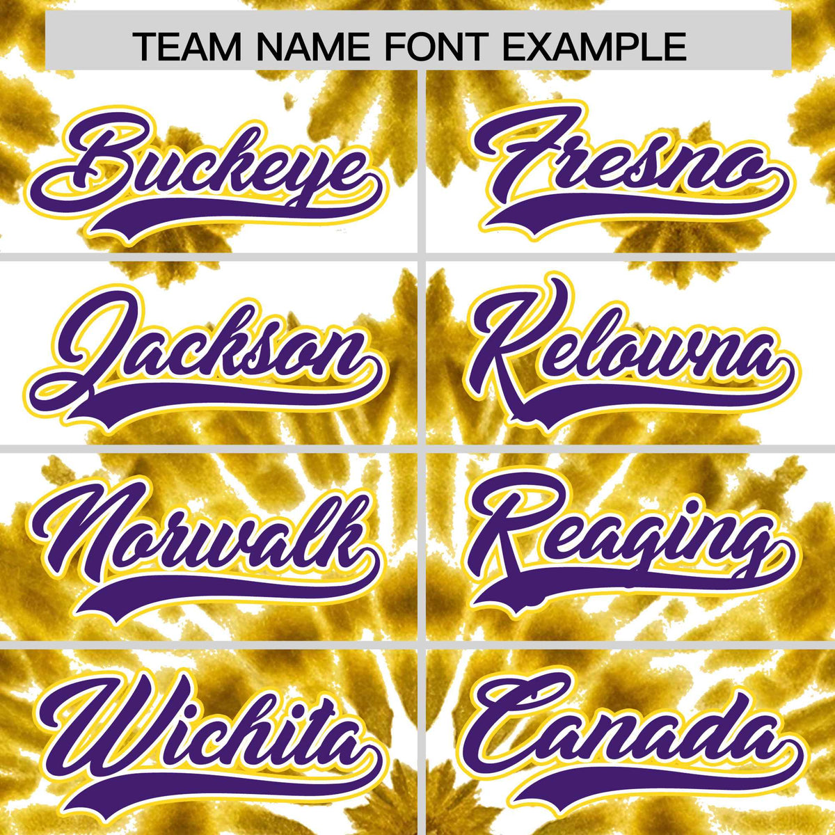 Custom Gold Tie-Dye Graffiti Pattern Authentic Baseball Jersey