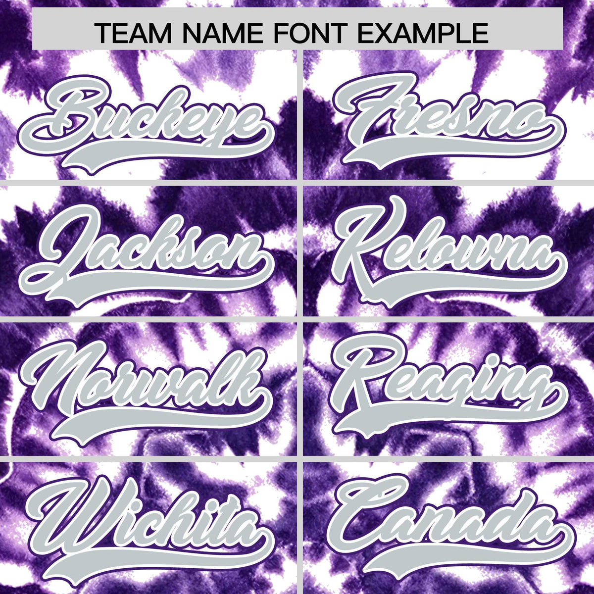 Custom Purple Tie-Dye Graffiti Pattern Authentic Baseball Jersey