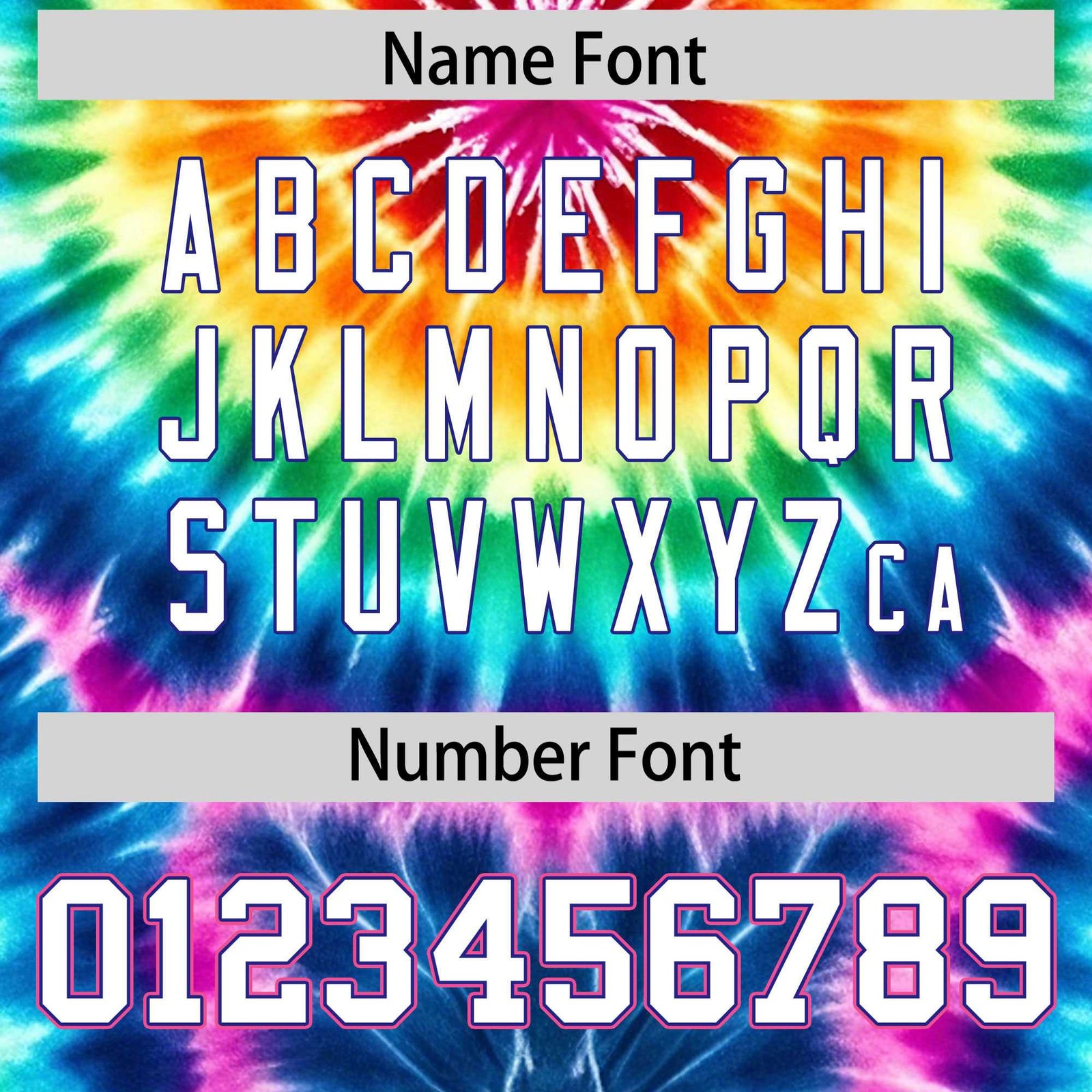 Custom Multi Color Tie-Dye Graffiti Pattern Authentic Baseball Jersey