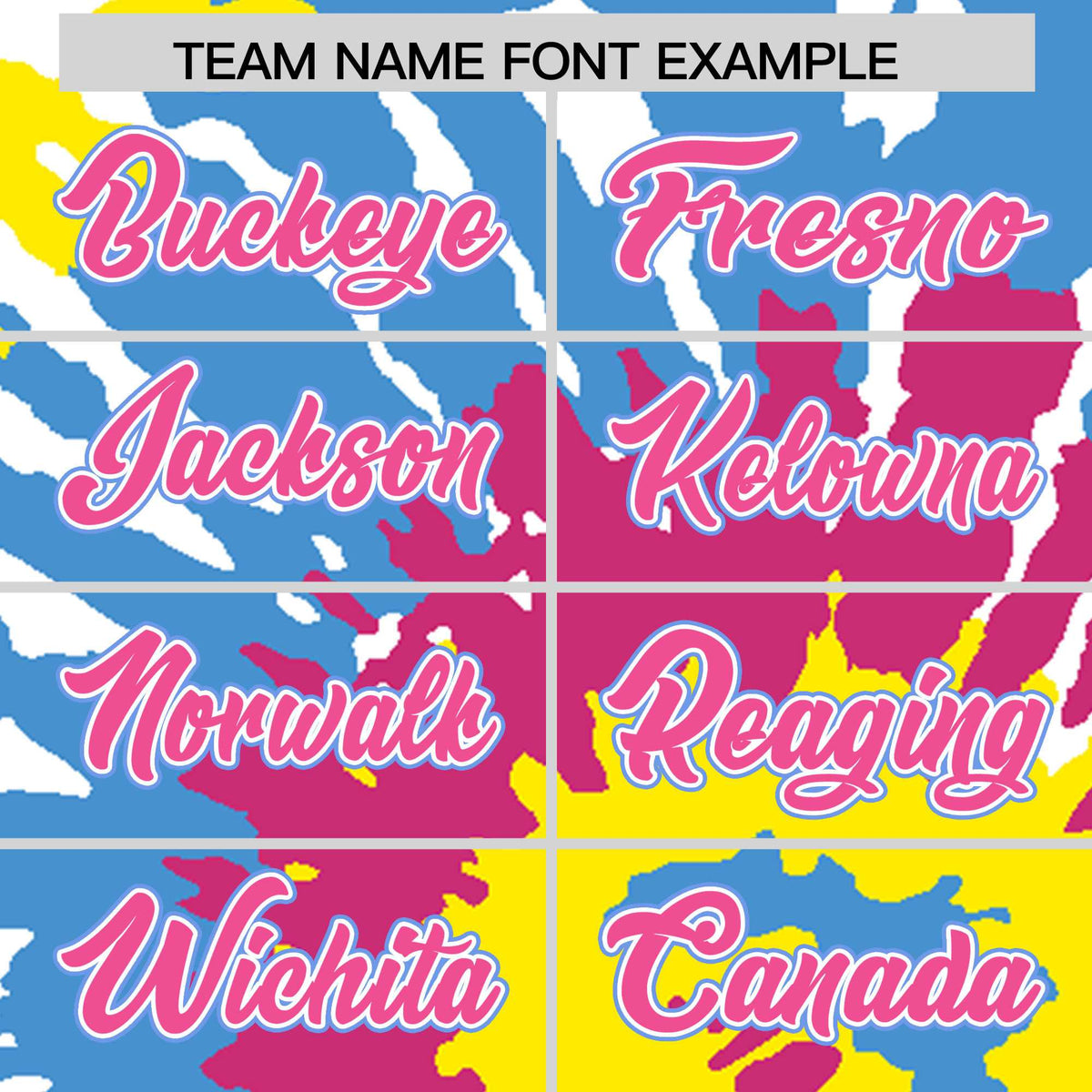 Custom Multi Color Tie-Dye Graffiti Pattern Authentic Baseball Jersey