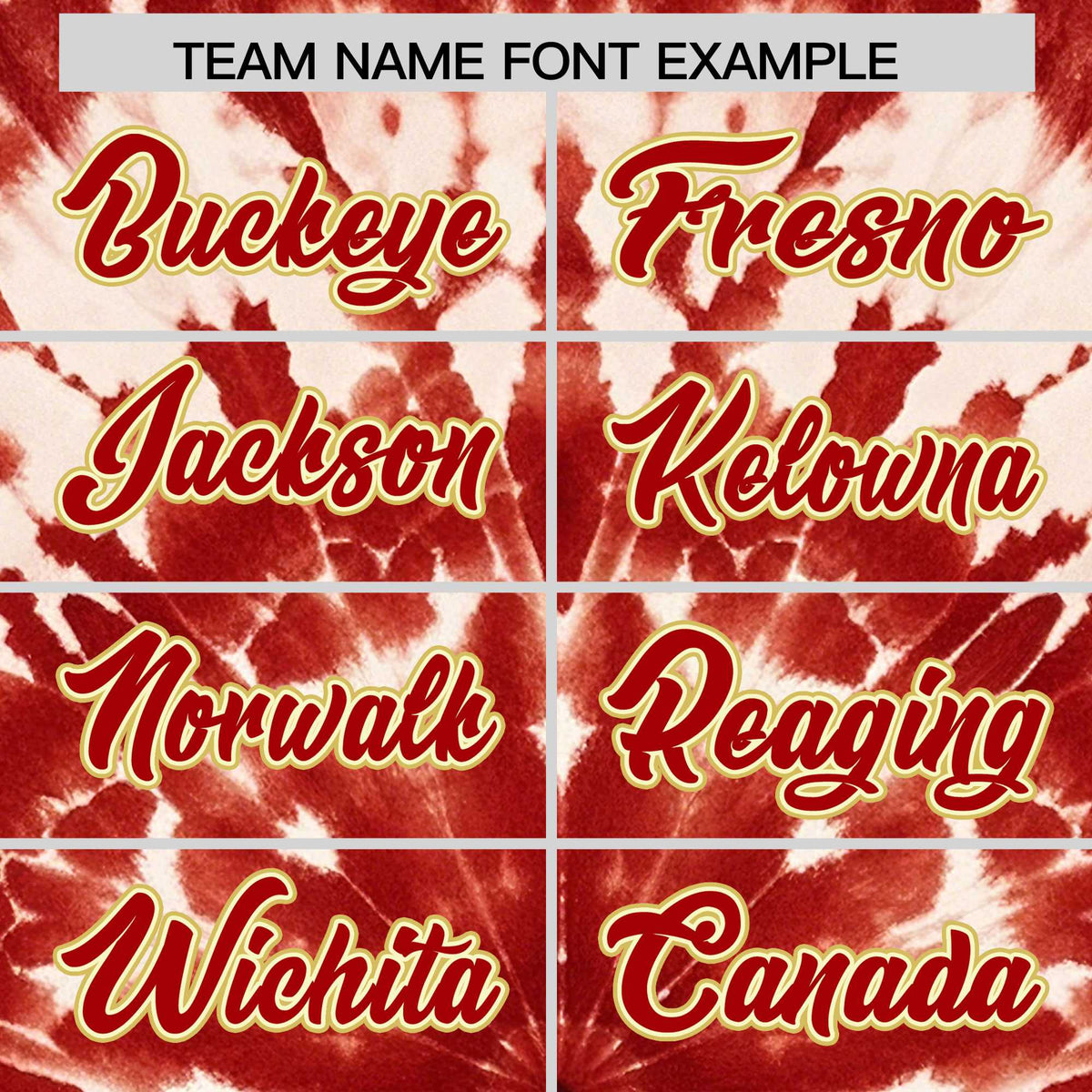 Custom Red Tie-Dye Graffiti Pattern Authentic Baseball Jersey