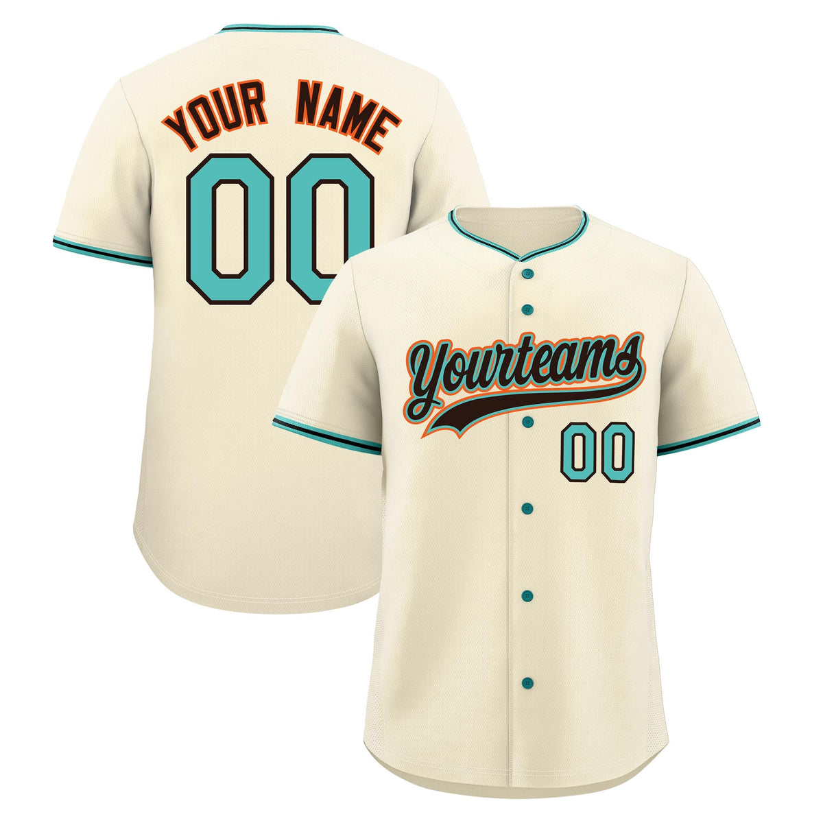 Custom Black Teal Brown Classic Style Stitched Sports Uniform For Men Women Youth Personalized Lightweight Baseball Jersey| KXKSHOP