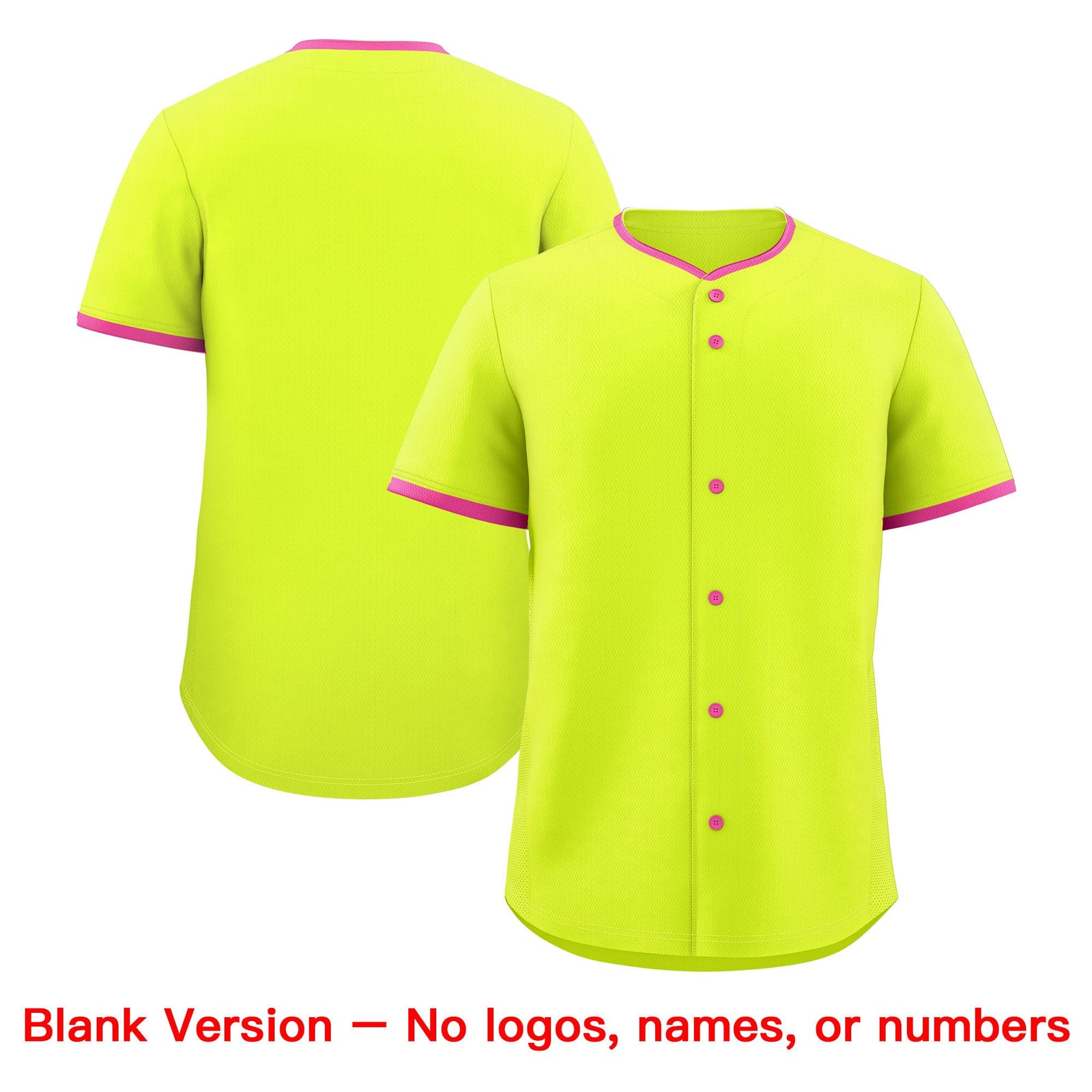 Custom Fluorescent Green Rose Red Teal Classic Style Stitched Sports Uniform For Men Women Youth Personalized Lightweight Baseball Jersey| KXKSHOP