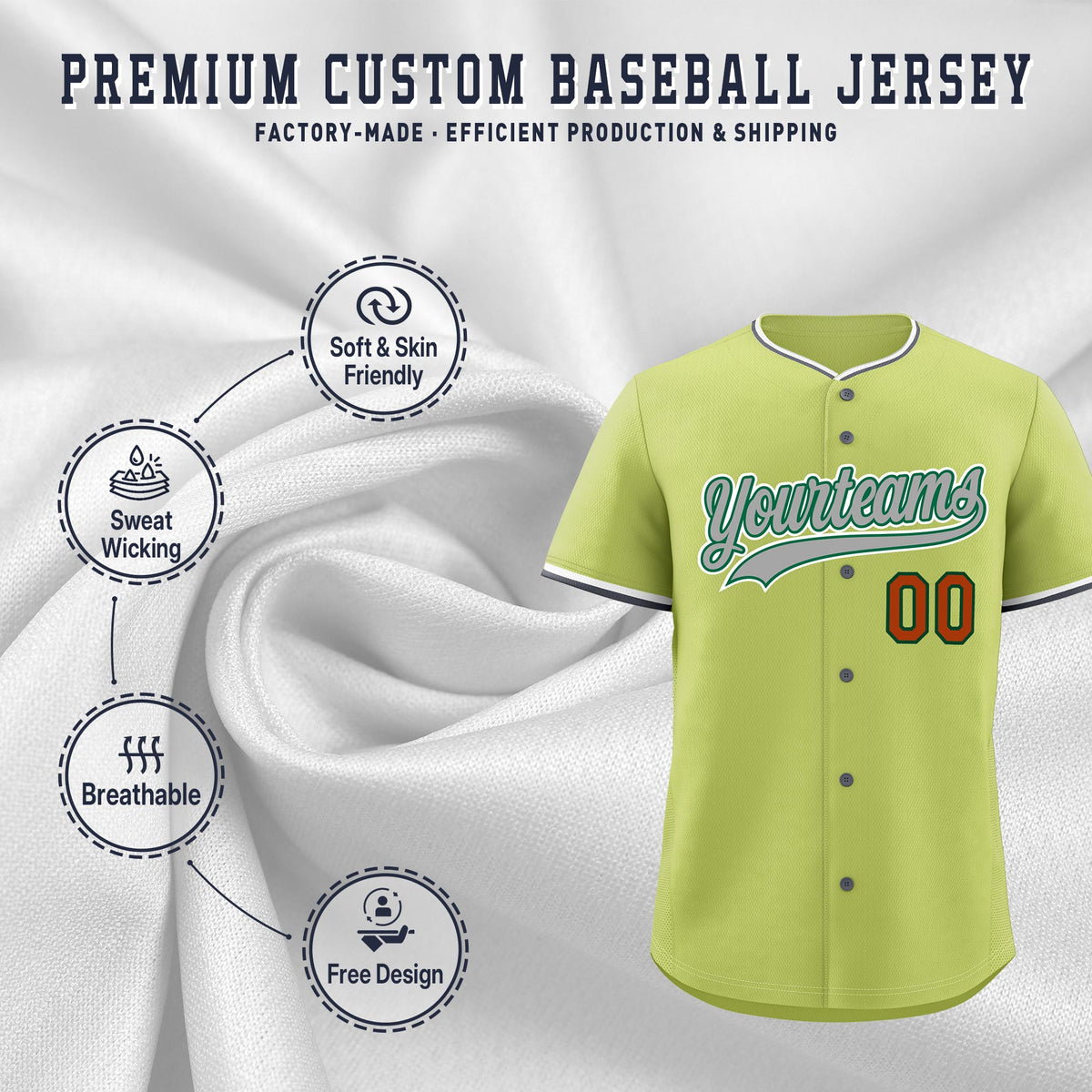 Custom Champagne White Gray Classic Style Stitched Sports Uniform For Men Women Youth Personalized Quick Dry Baseball Jersey| KXKSHOP