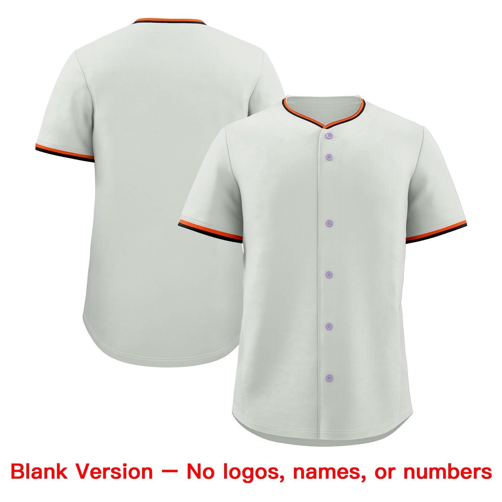 Custom Gray Black Purple Classic Style Stitched Sports Uniform For Men Women Youth Personalized Lightweight Baseball Jersey| KXKSHOP
