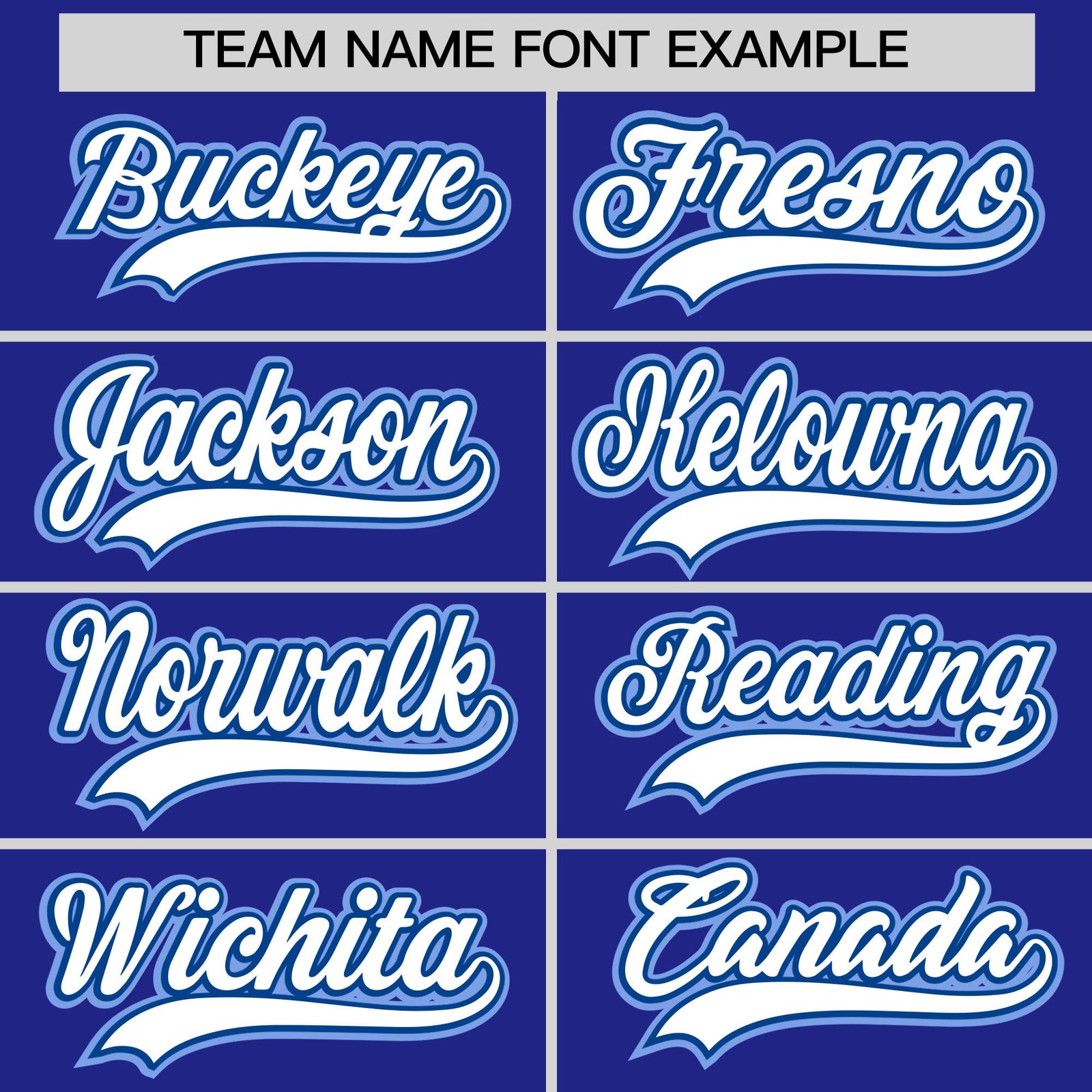 Custom Royal White Light Blue Classic Style Stitched Sports Uniform For Men Women Youth Personalized Lightweight Baseball Jersey| KXKSHOP