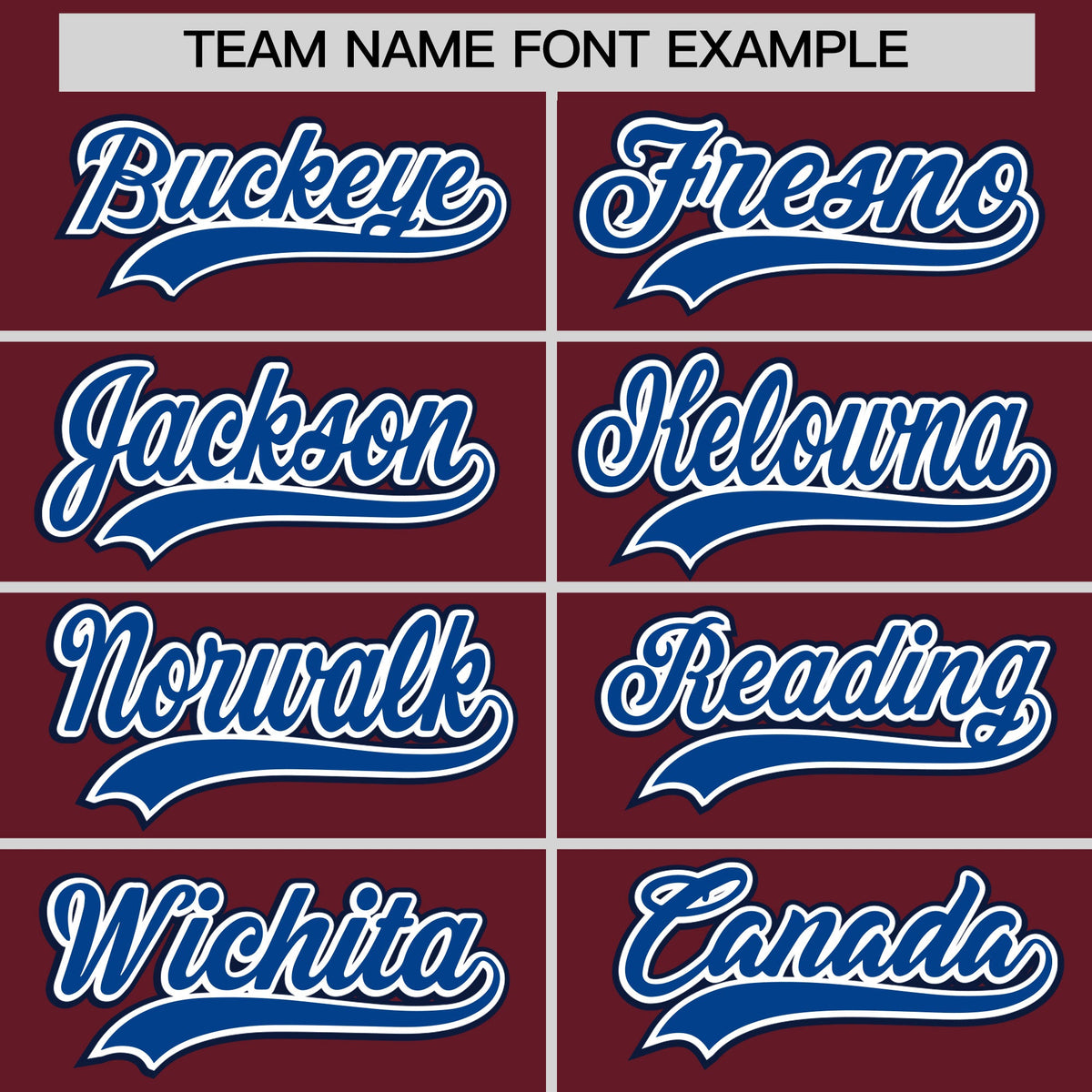 Custom Maroon White Royal Classic Style Stitched Sports Uniform For Men Women Youth Personalized Quick Dry Baseball Jersey| KXKSHOP
