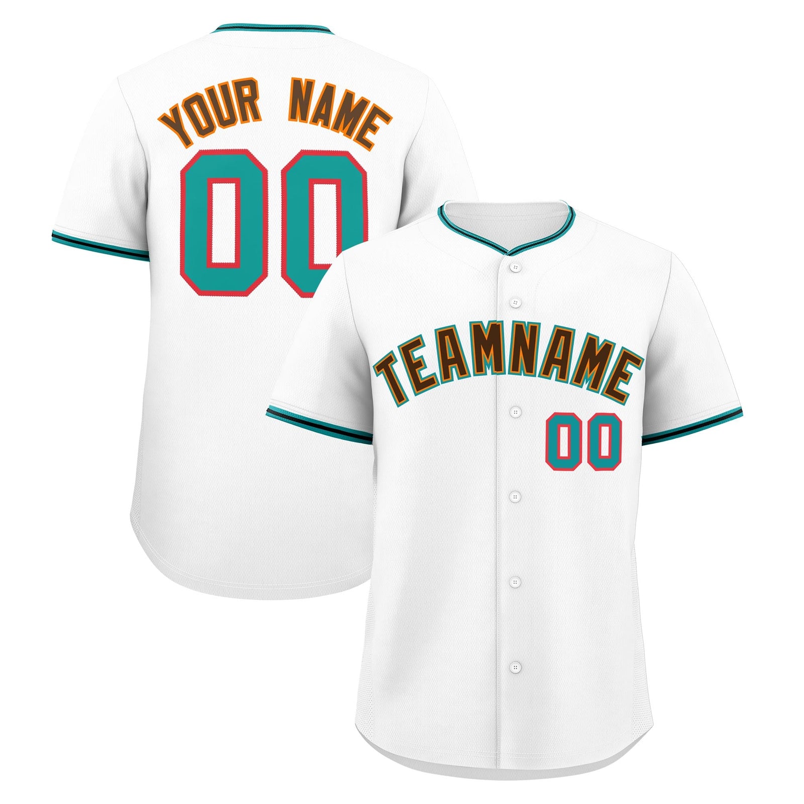 Custom White Black Teal Classic Style Stitched Sports Uniform For Men Women Youth Personalized Quick Dry Baseball Jersey| KXKSHOP