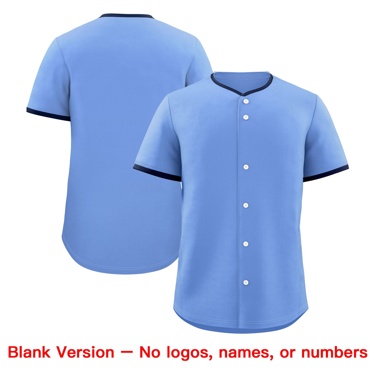 Custom Light Blue White Royal Classic Style Stitched Sports Uniform For Men Women Youth Personalized Lightweight Baseball Jersey| KXKSHOP