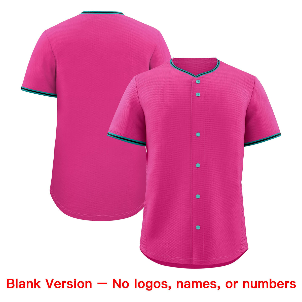 Custom Rose Red Black Teal Classic Style Stitched Sports Uniform For Men Women Youth Personalized Quick Dry Baseball Jersey| KXKSHOP