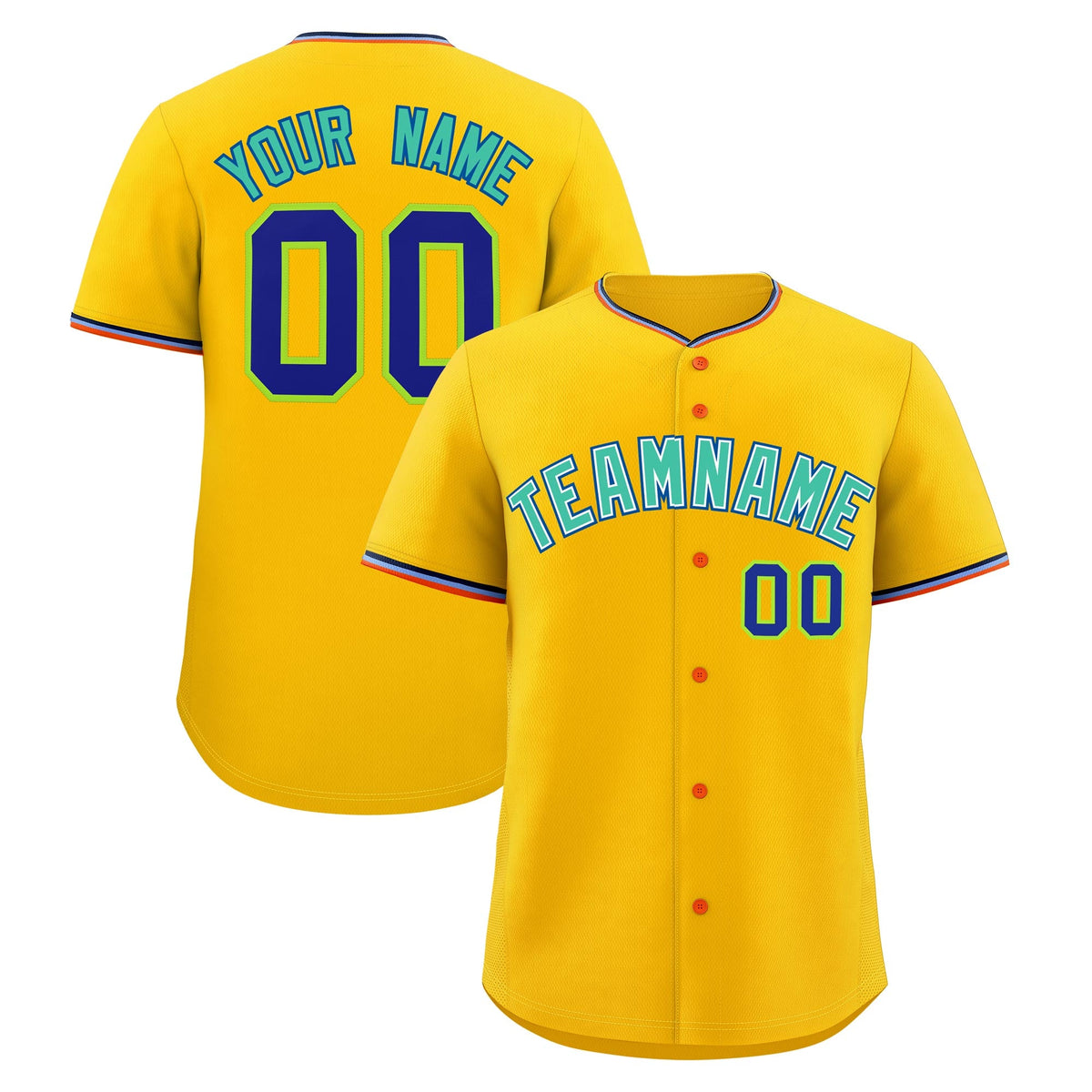 Custom Yellow Powder Blue Black Classic Style Stitched Sports Uniform For Men Women Youth Personalized Lightweight Baseball Jersey| KXKSHOP