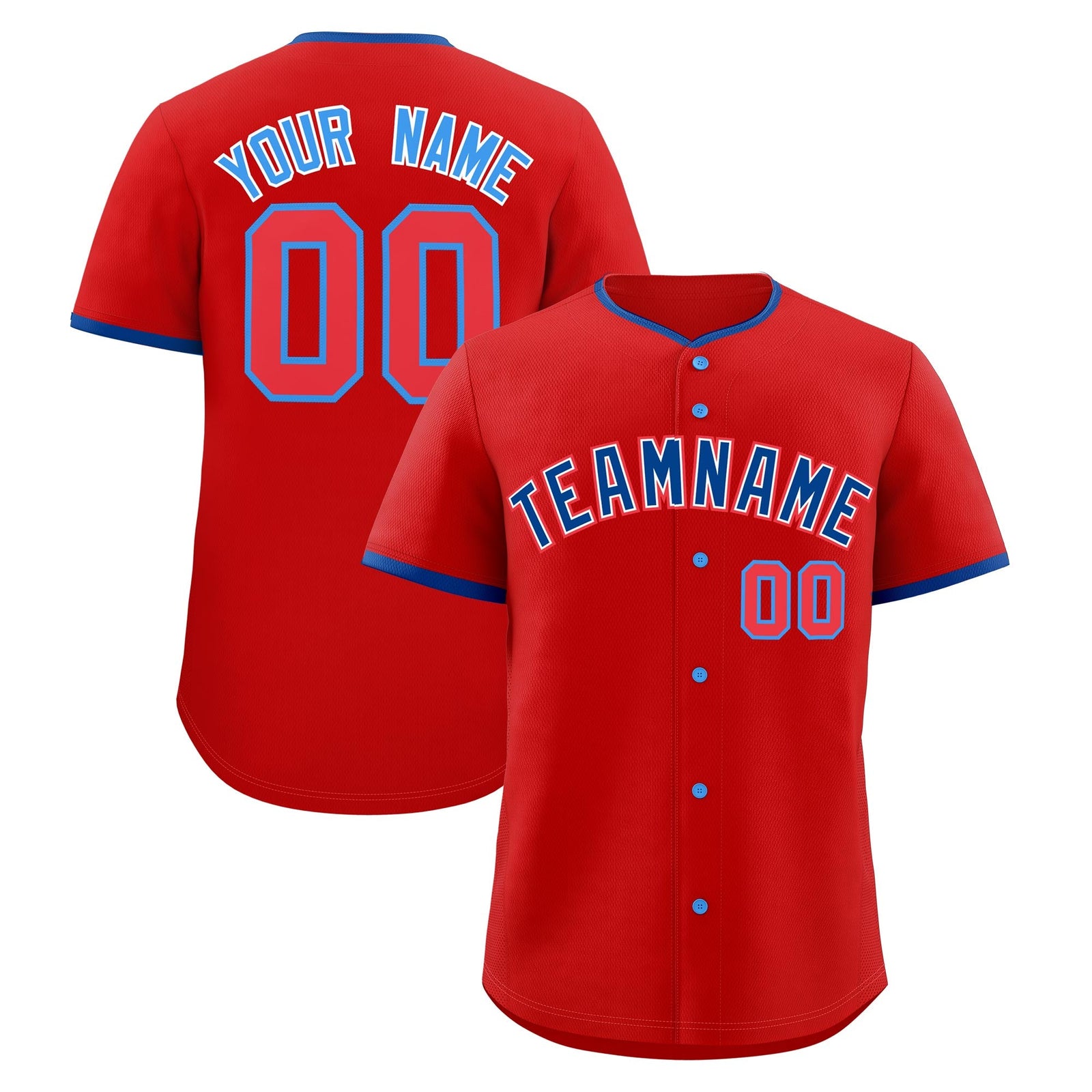 Custom Red Royal White Classic Style Stitched Sports Uniform For Men Women Youth Personalized Lightweight Baseball Jersey| KXKSHOP