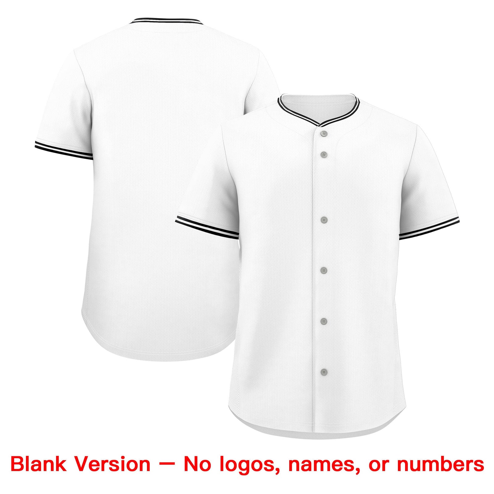 Custom White Black Gray Classic Style Stitched Sports Uniform For Men Women Youth Personalized Lightweight Baseball Jersey| KXKSHOP