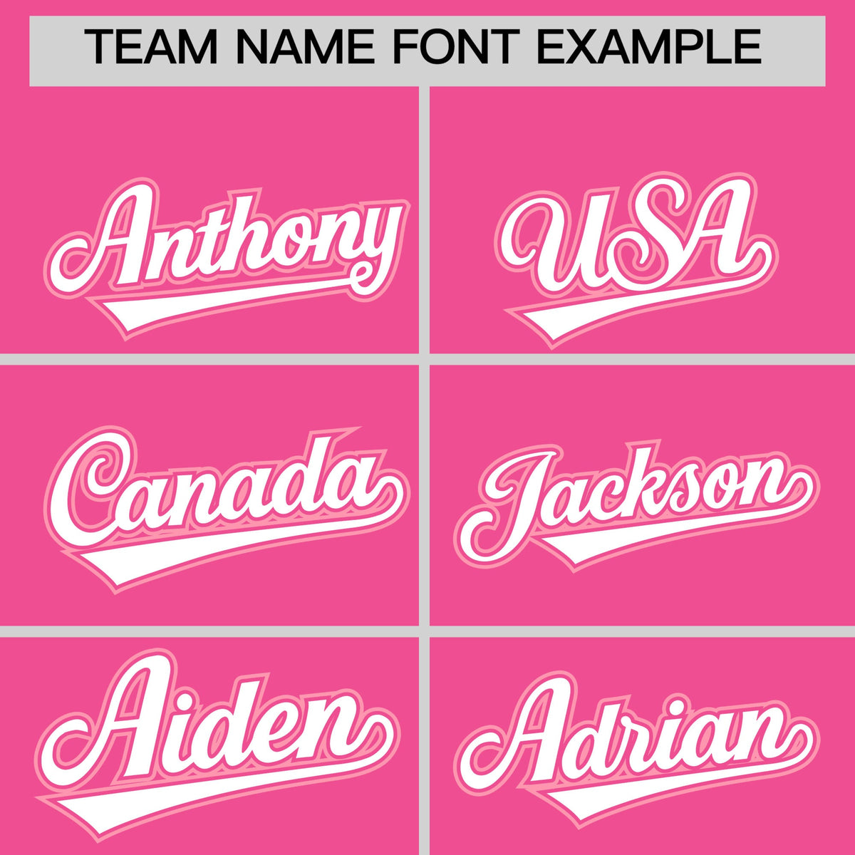 Custom Pink White Light Pink Classic Style Stitched Sports Uniform For Men Women Youth Personalized Lightweight Baseball Jersey| KXKSHOP