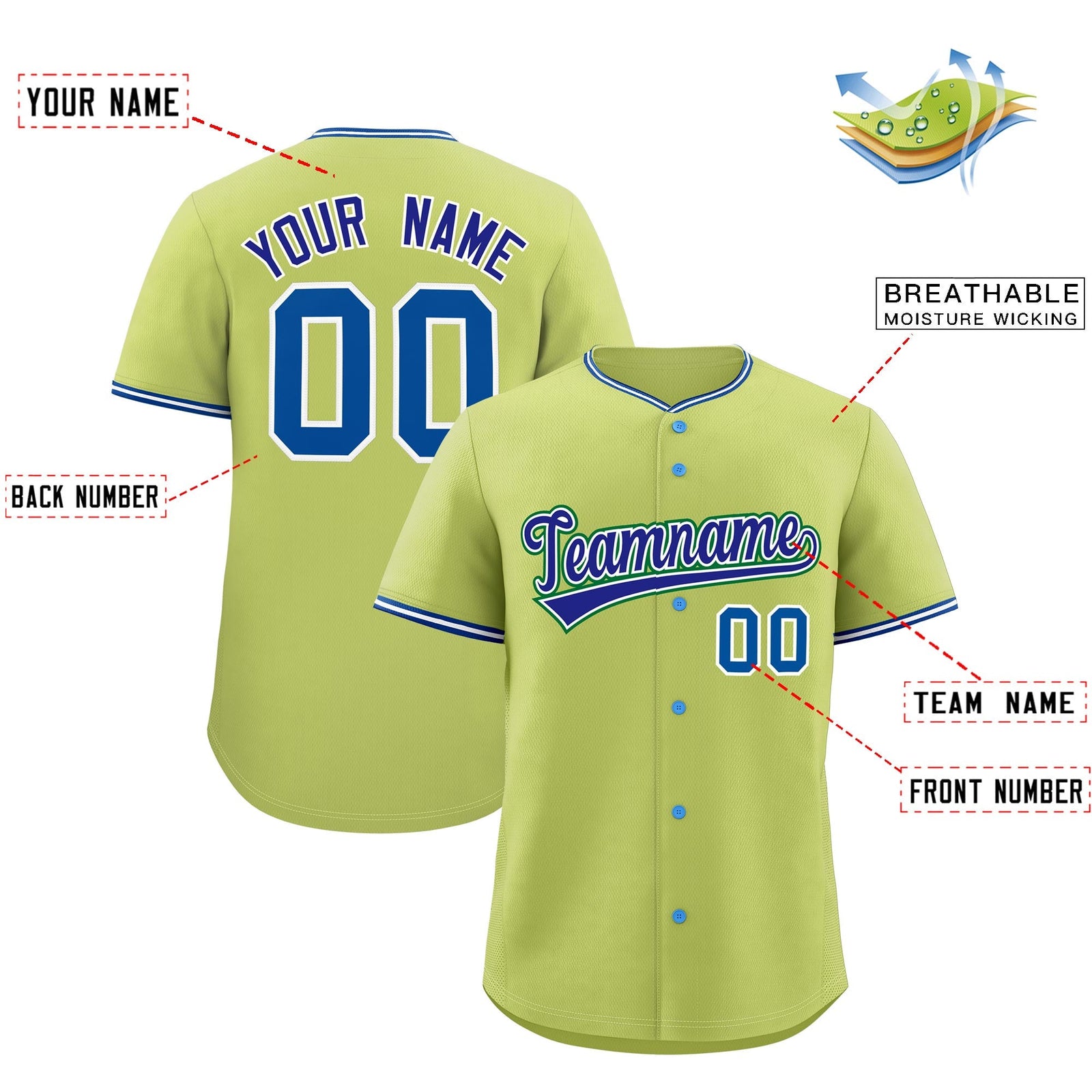 Custom Champagne White Royal Classic Style Stitched Sports Uniform For Men Women Youth Personalized Lightweight Baseball Jersey| KXKSHOP