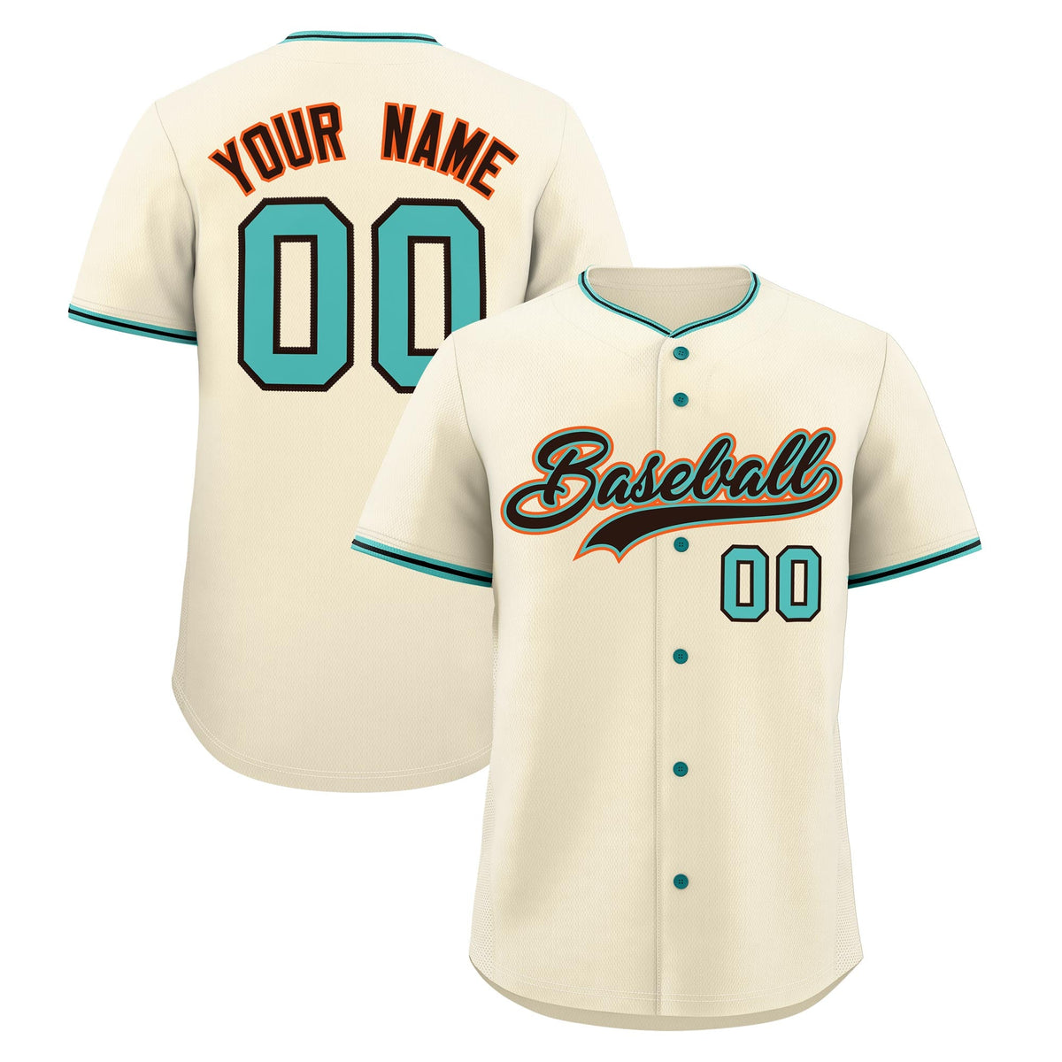 Custom Black Teal Brown Classic Style Stitched Sports Uniform For Men Women Youth Personalized Lightweight Baseball Jersey| KXKSHOP