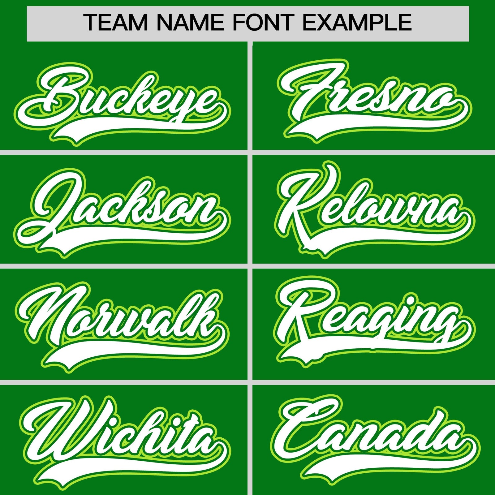 Custom Kelly Green White Neon Green Classic Style Stitched Sports Uniform For Men Women Youth Personalized Quick Dry Baseball Jersey| KXKSHOP