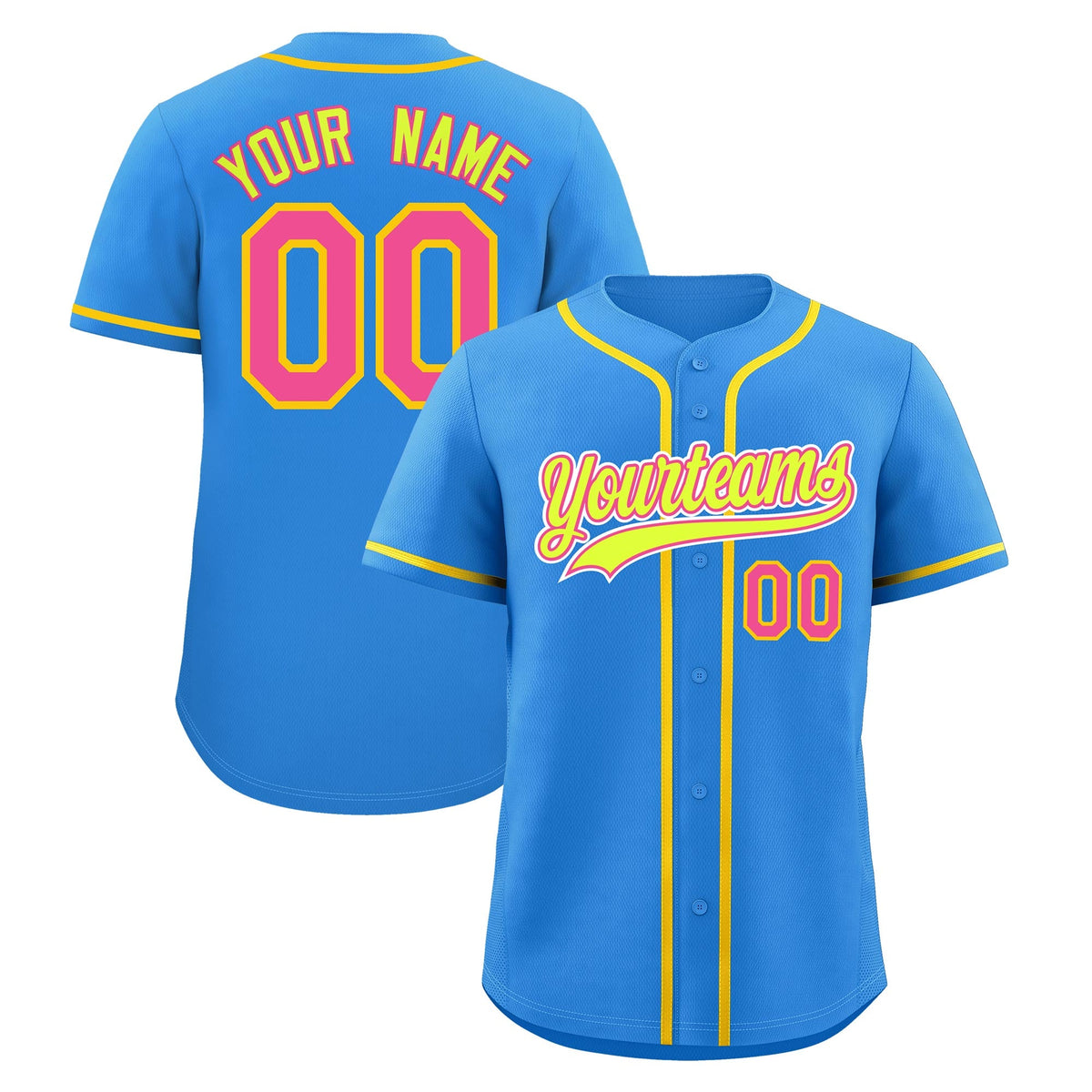 Custom Light Blue Classic Style Stitched Sports Uniform Personalized For Teams Quick Dry Baseball Jersey| KXKSHOP