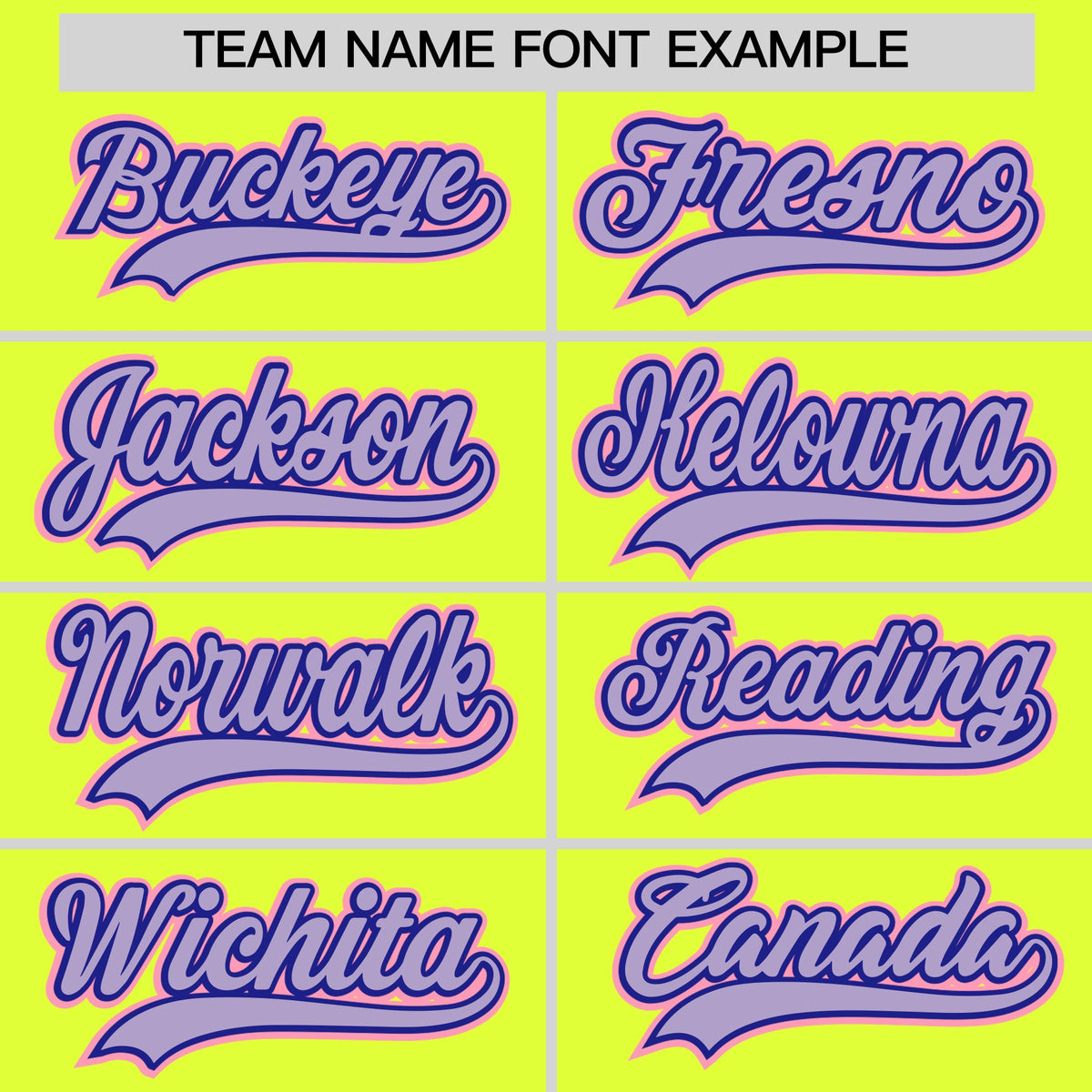 Custom Fluorescent Green Classic Style Stitched Sports Uniform Personalized For Teams Lightweight Baseball Jersey| KXKSHOP