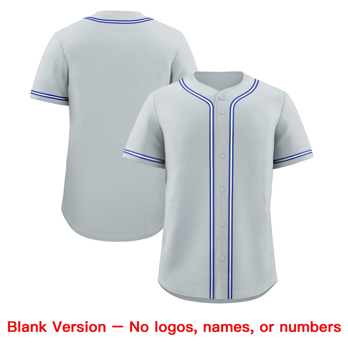 Custom Silver Classic Style Stitched Sports Uniform Personalized For Teams Lightweight Baseball Jersey| KXKSHOP