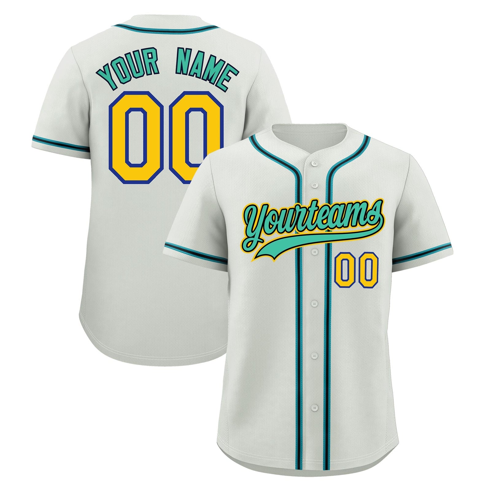 Custom Light Gray Classic Style Stitched Sports Uniform Personalized For Teams Lightweight Baseball Jersey| KXKSHOP