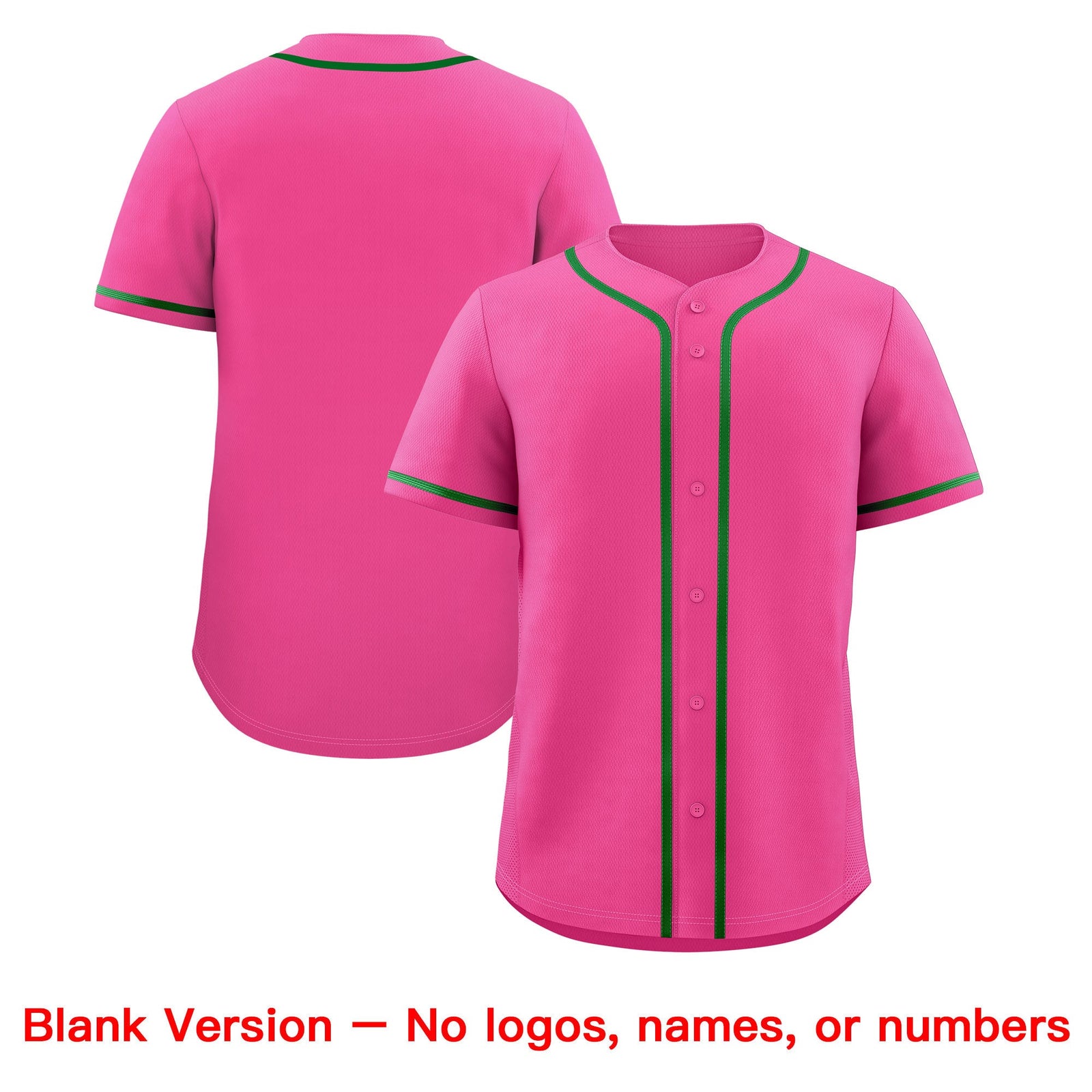 Custom Pink Classic Style Stitched Sports Uniform Personalized For Teams Quick Dry Baseball Jersey| KXKSHOP
