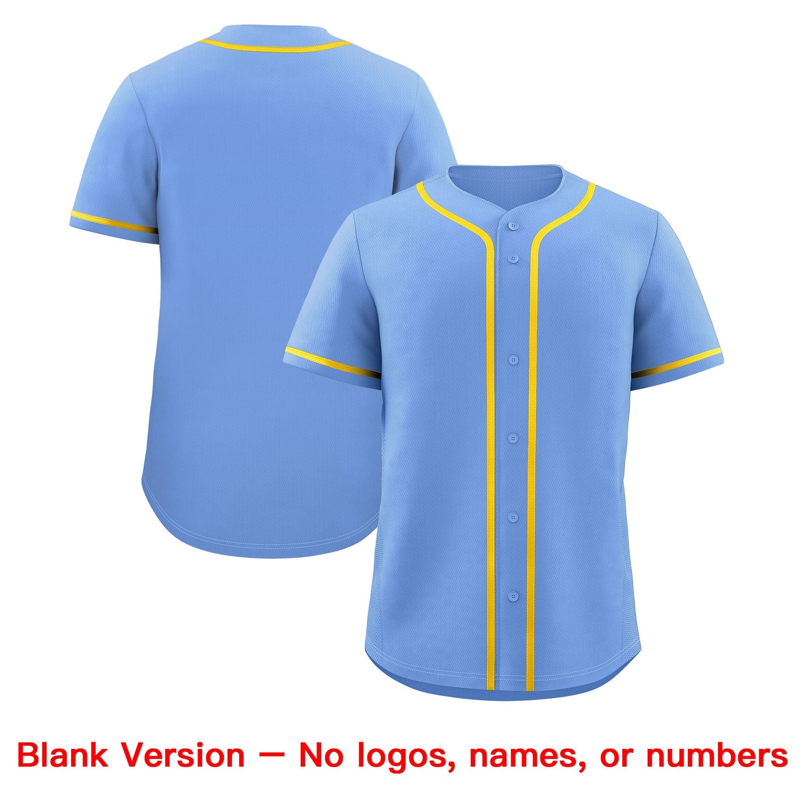Custom Light Blue Classic Style Stitched Sports Uniform Personalized For Teams Quick Dry Baseball Jersey| KXKSHOP