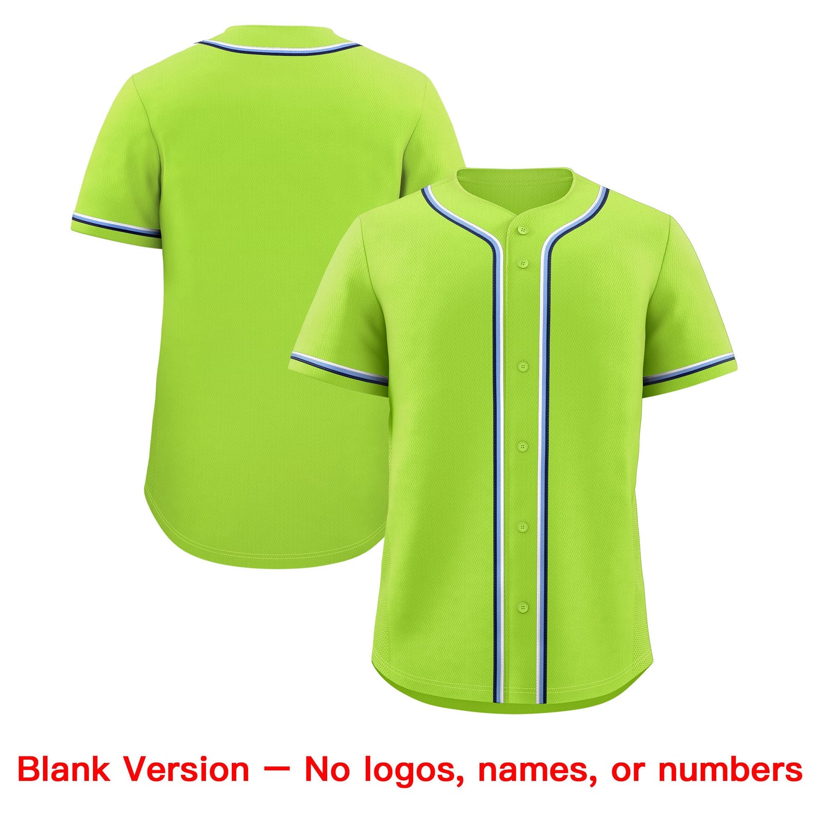 Custom Neon Green Classic Style Stitched Sports Uniform Personalized For Teams Lightweight Baseball Jersey| KXKSHOP