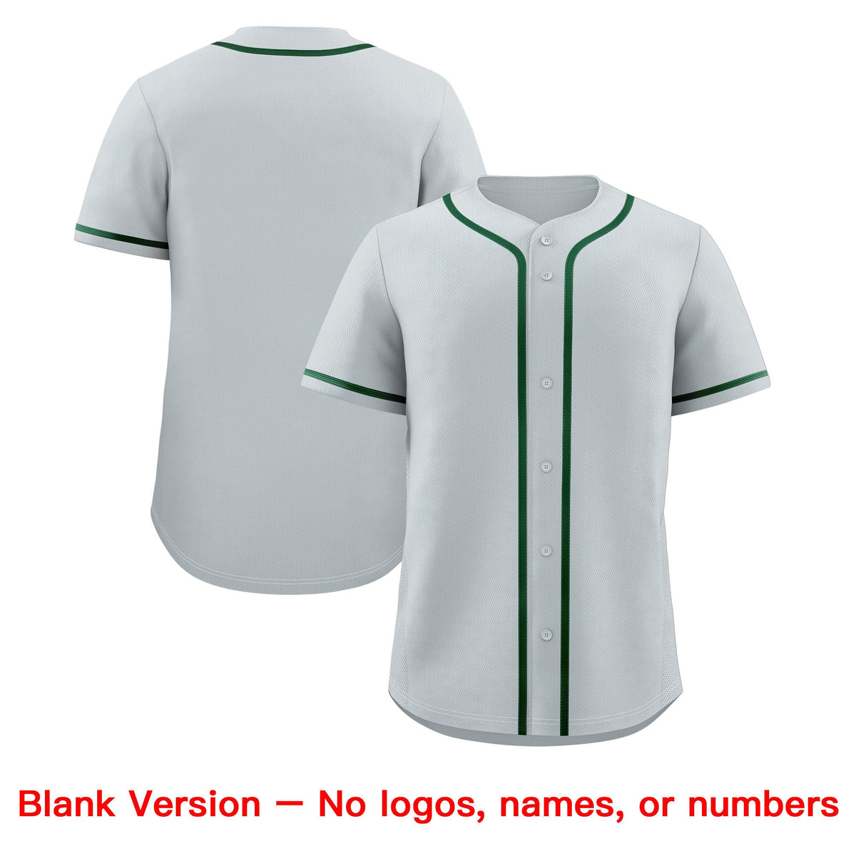 Custom Silver Classic Style Stitched Sports Uniform Personalized For Teams Lightweight Baseball Jersey| KXKSHOP